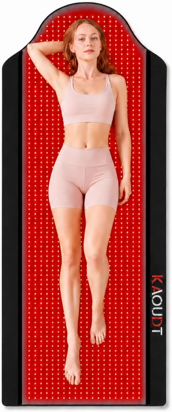 72"x33" Medical-Grade TPU Full Body Red Light Therapy Mat for Pain, FSA&HSA