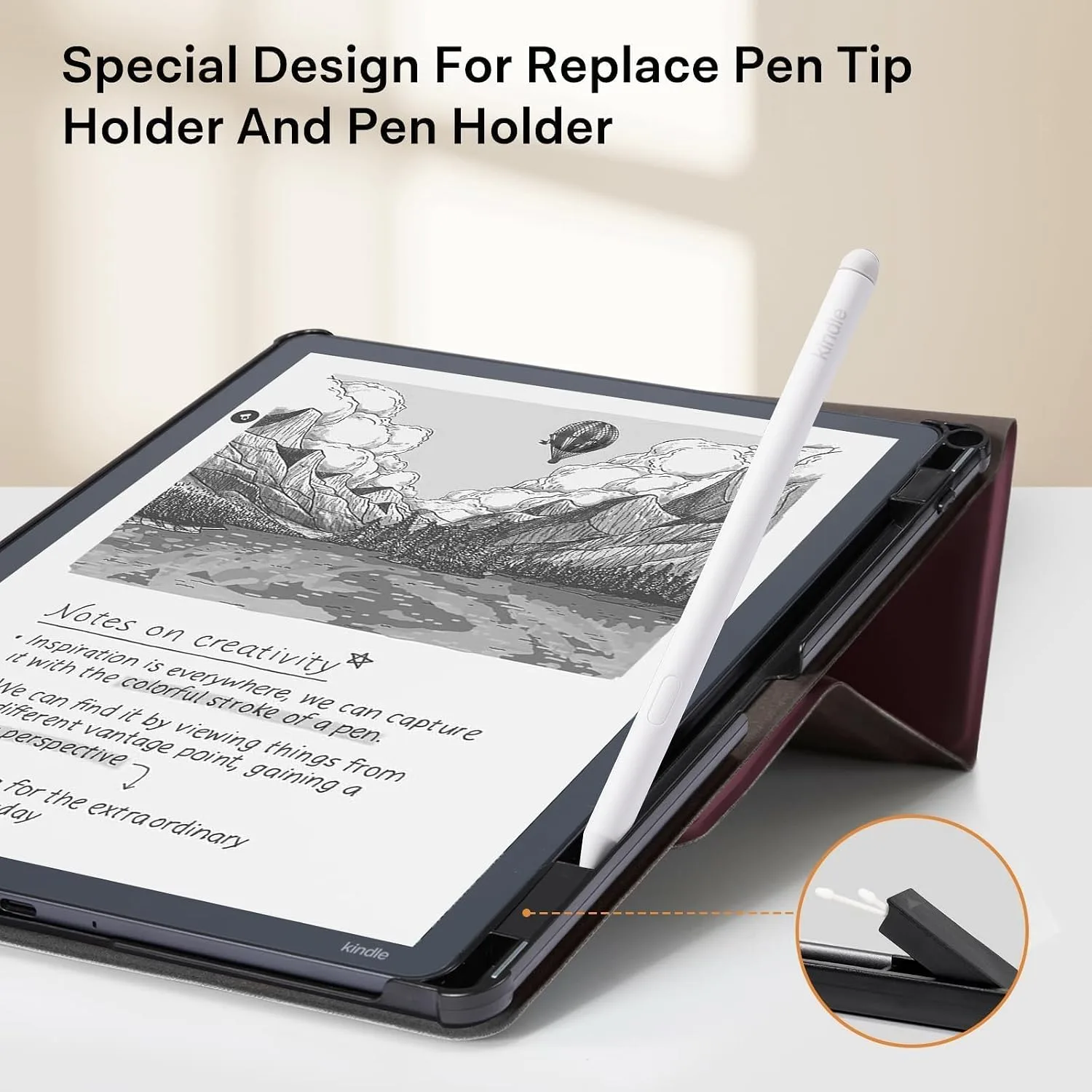 CoBak Stand Case for 11" Kindle Scribe 3rd Gen 2025 & Colorsoft