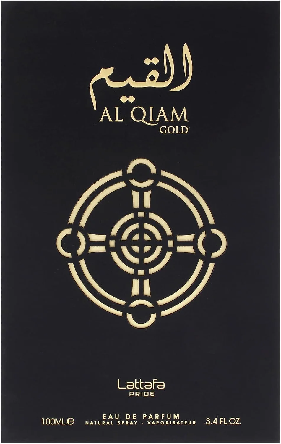 Lattafa Perfumes Al Qiam Gold for Unisex Eau de Parfum Spray, 3.4 Ounce