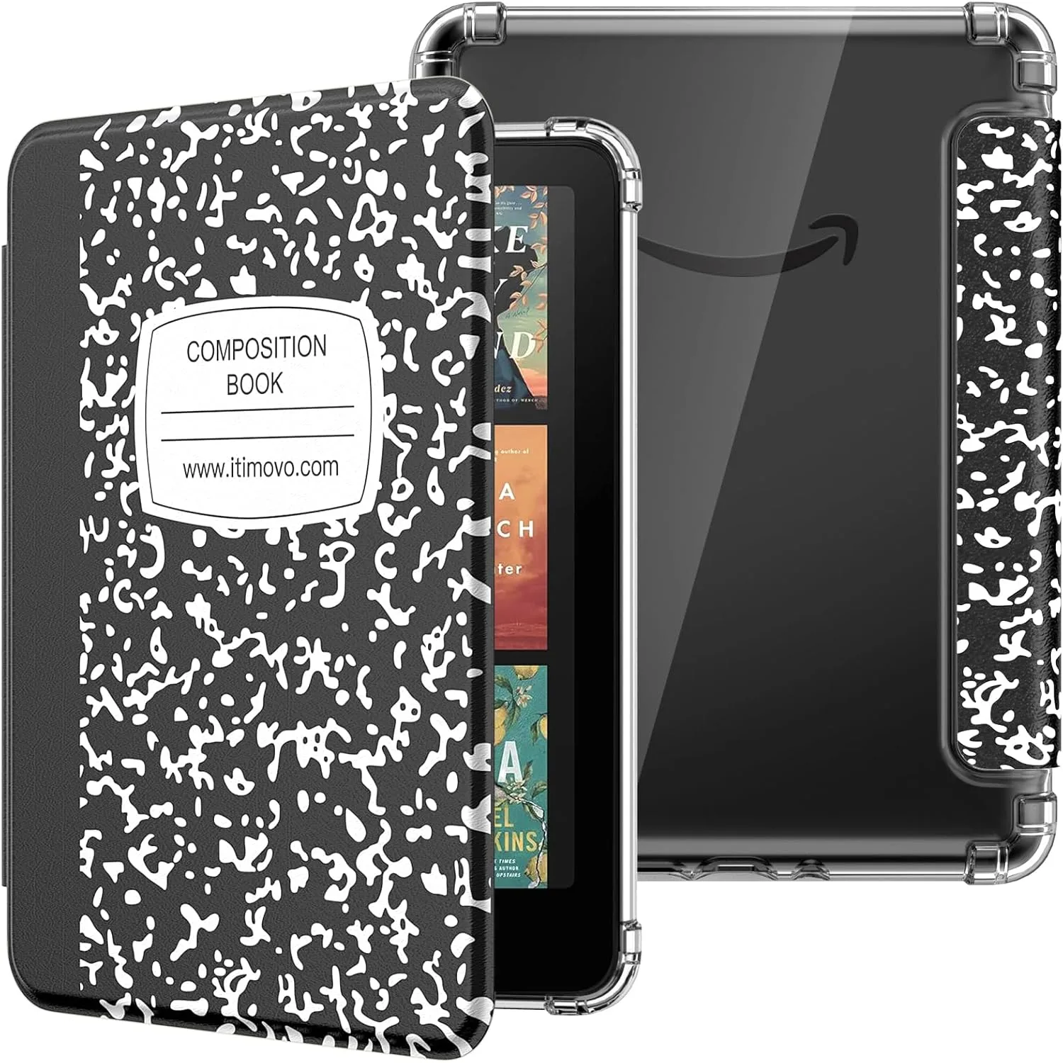MoKo Case for 7" Kindle Paperwhite 12th Gen & Colorsoft 2024 Notebook Black