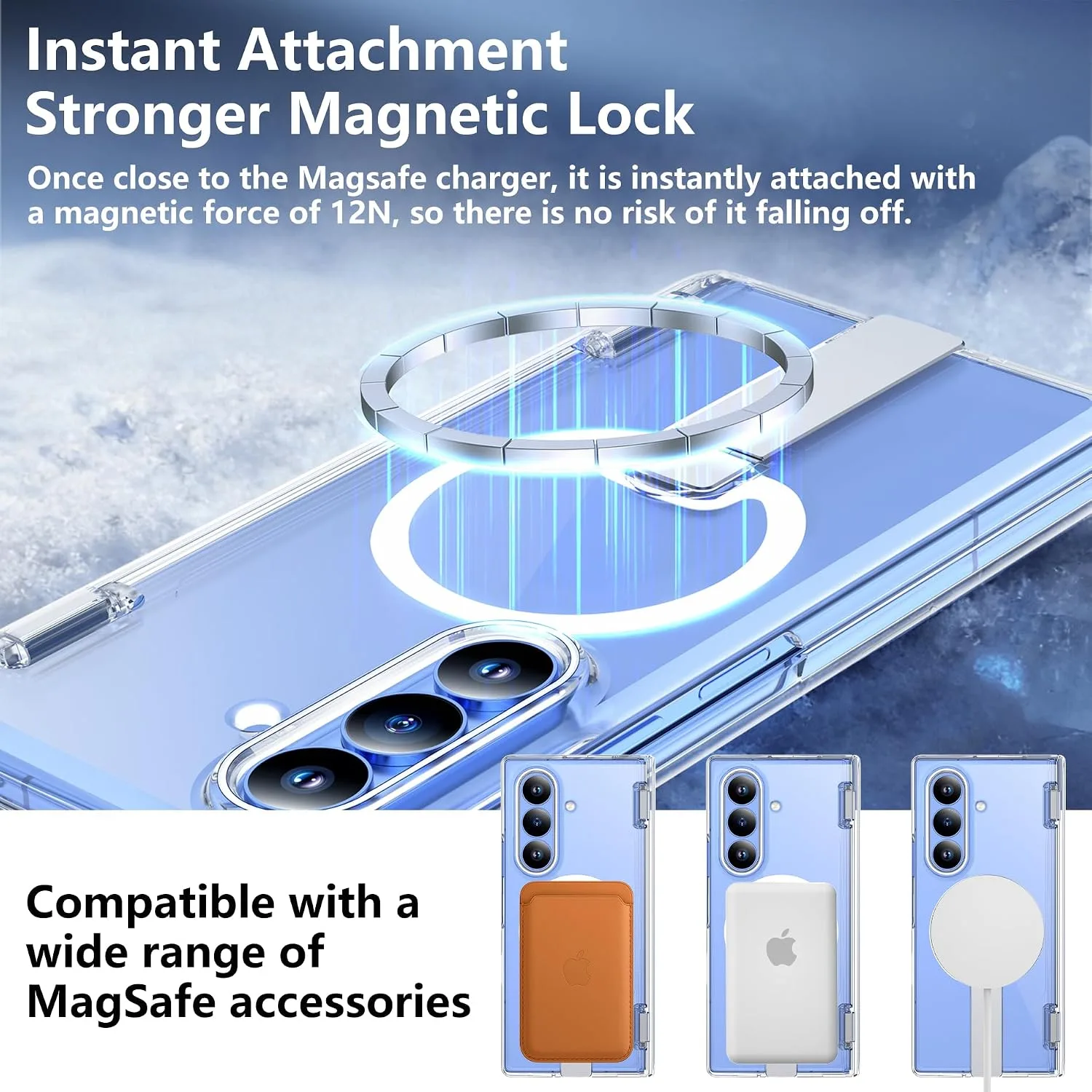 For Samsung Galaxy Z Fold 8 Ultra Case with Kickstand & Screen Protector