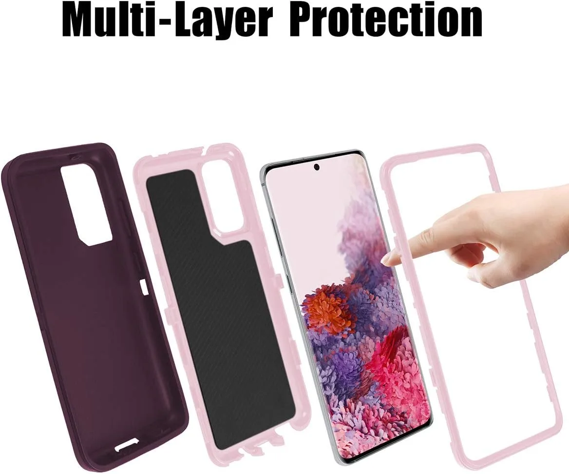 AICase for Galaxy S20 Plus Case, Drop Protection Full Body Rugged Heavy Duty Case, Shockproof/Drop/Dust Proof 3-Layer Protective Durable Cover for Samsung Galaxy S20 Plus 5G