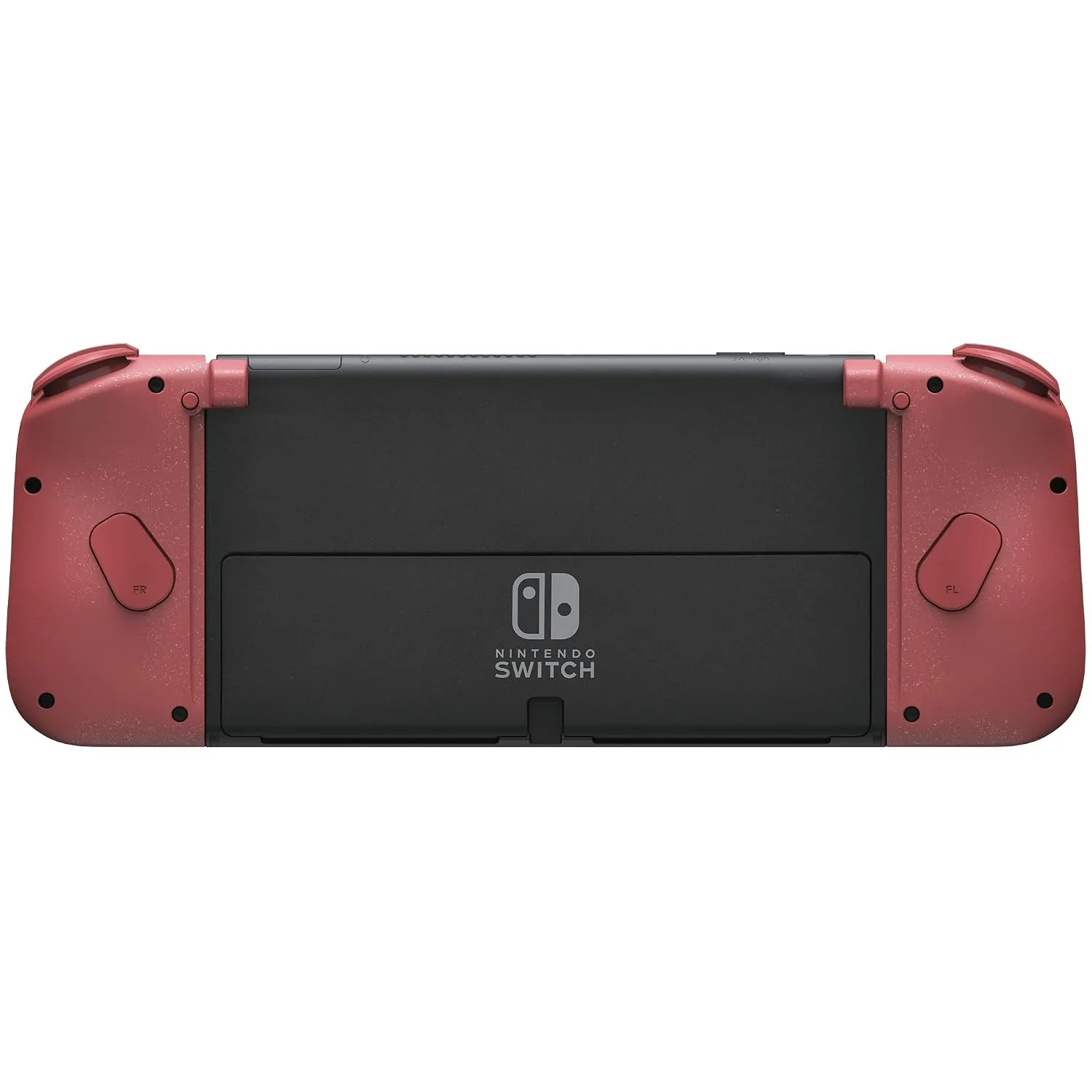 HORI Nintendo Switch Split Pad Compact (Apricot Red) - Ergonomic Controller for Handheld Mode - Officially Licensed by Nintendo