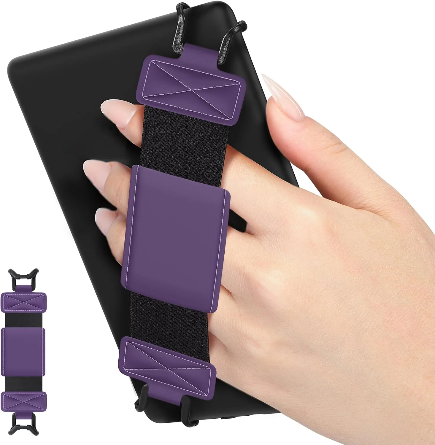 Soporte de mano MoKo para Kindle y tablets 6-8 pulgadas color morado