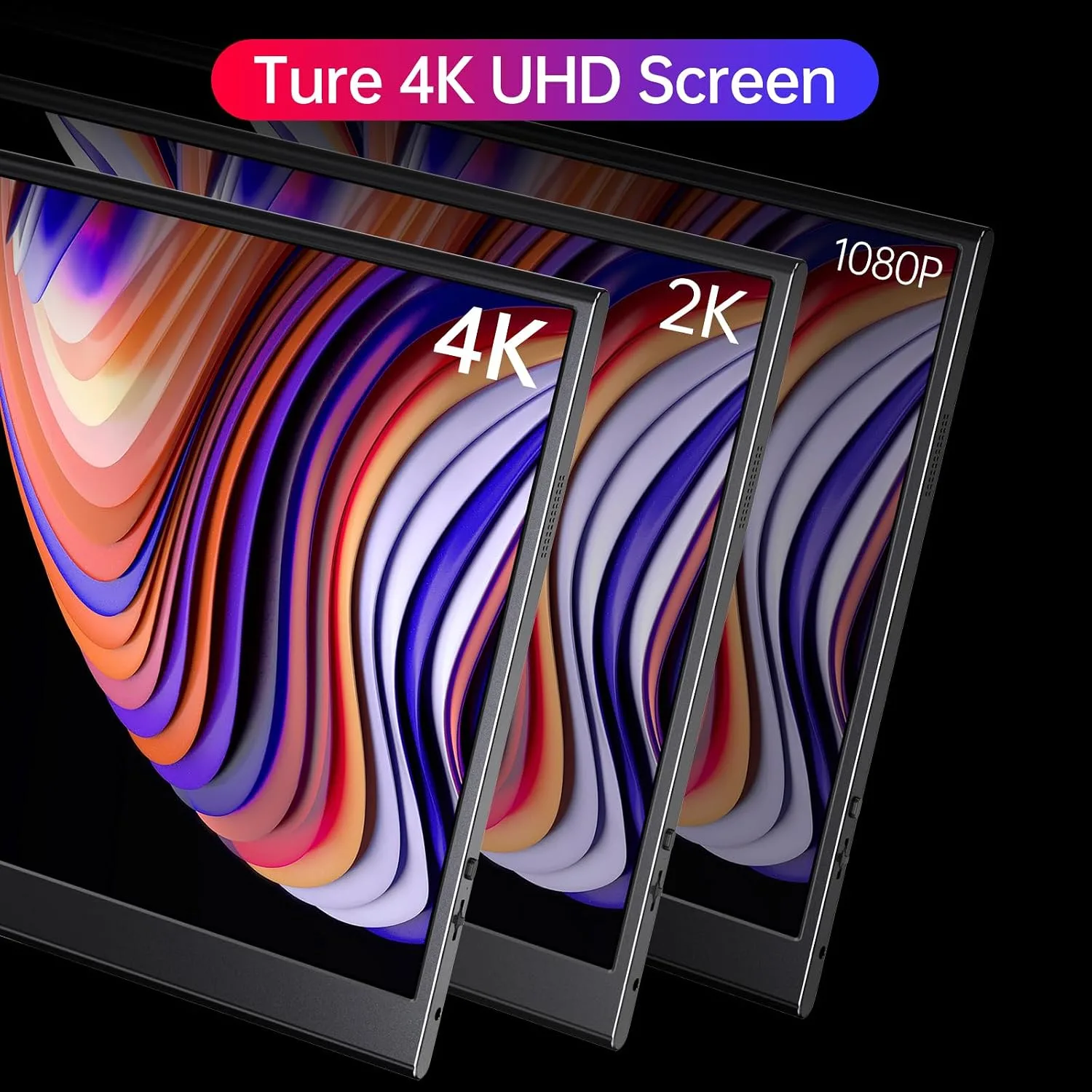Anyuse 15.6" 4K UHD IPS HDR USB-C HDMI Monitor