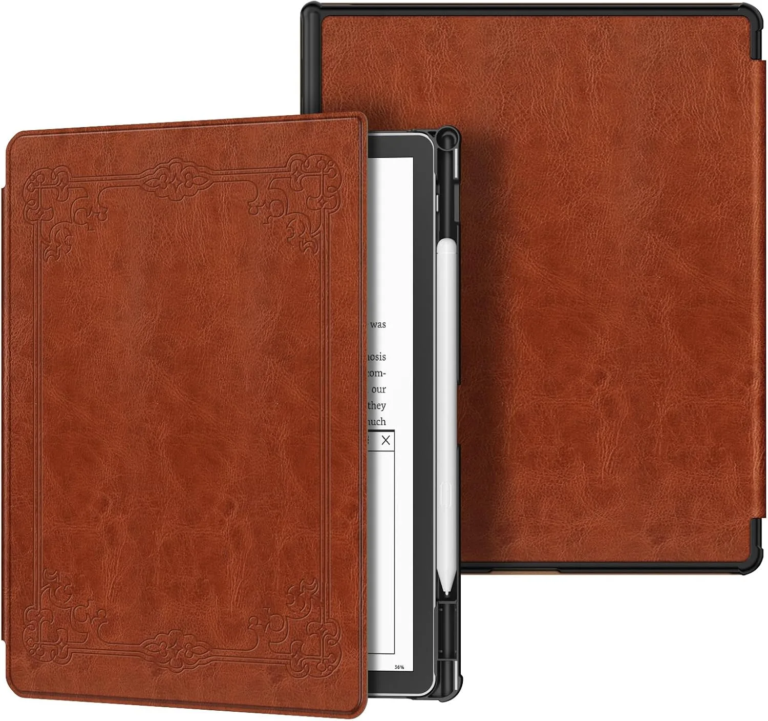 Estuche Fintie Slim para Kindle Scribe 11" 3ra Gen 2025 Colorsoft Marrón