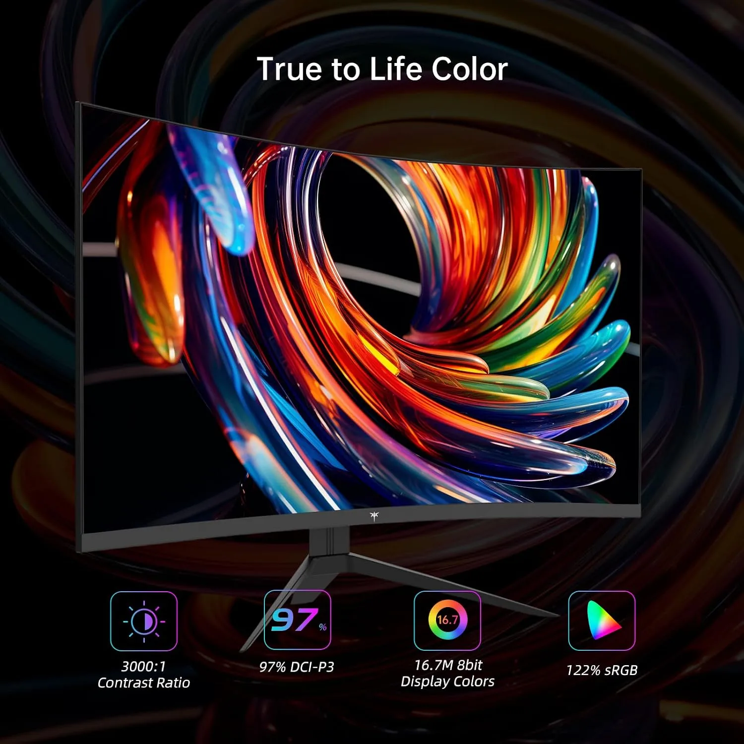 KTC 32 Inch Curved Gaming Monitor, FHD 1080p 165Hz Curve Monitor, H32S17C