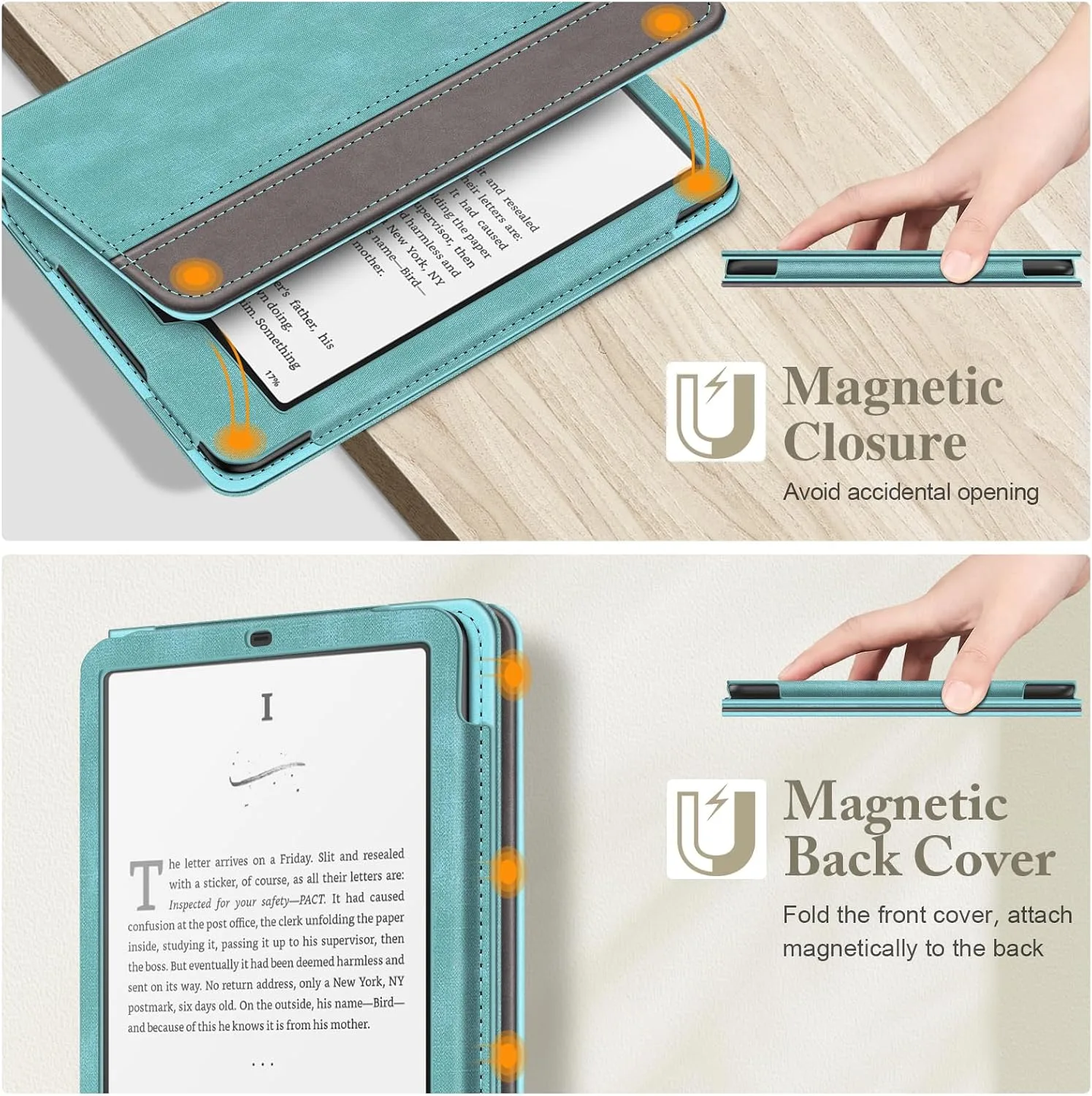 Fintie Case for 7"/6.8" Kindle Paperwhite 12th/11th Gen & Kindle Colorsoft