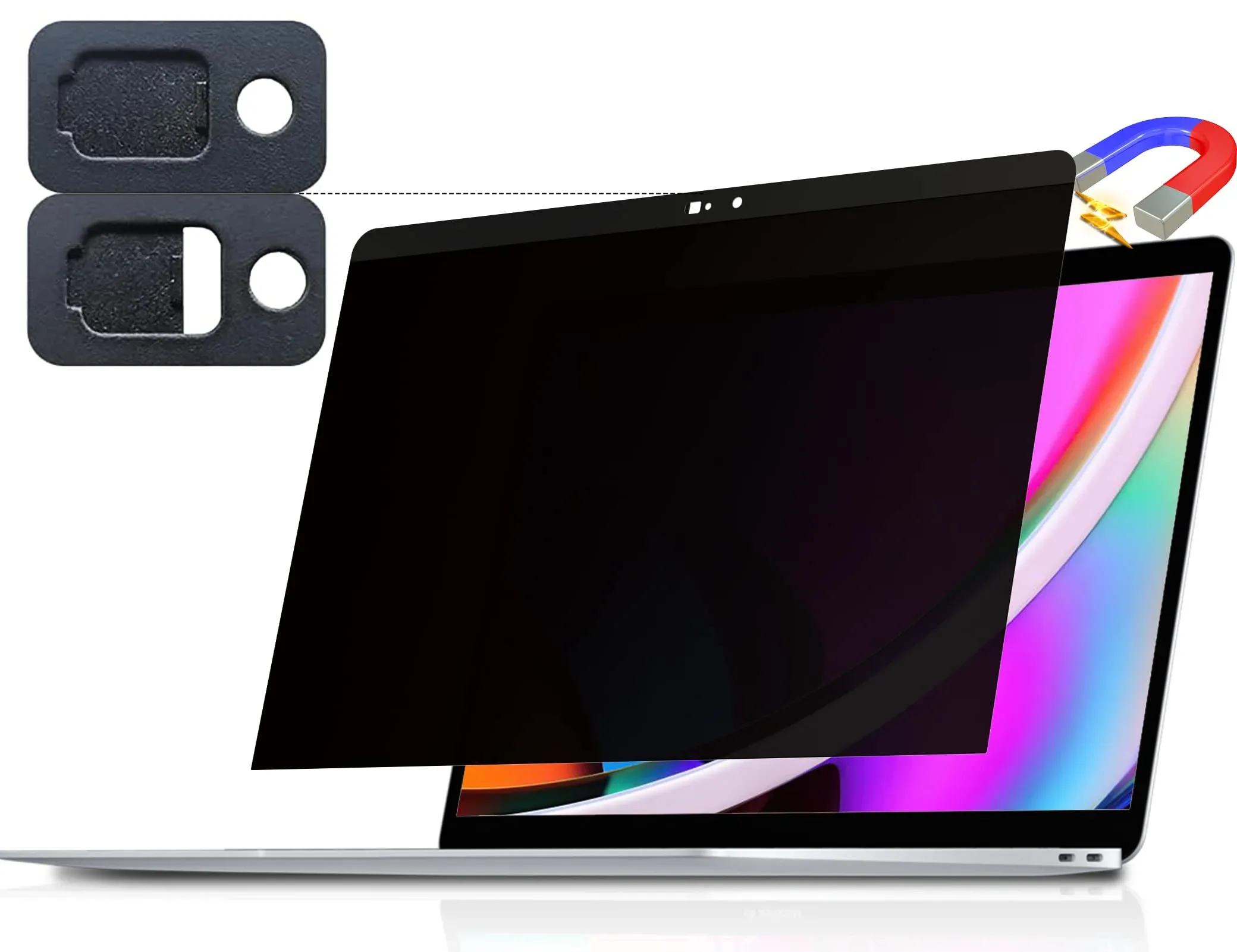 Protector de pantalla magnético para MacBook Pro 13 pulgadas 2016-2022 M1 M2 Peslv