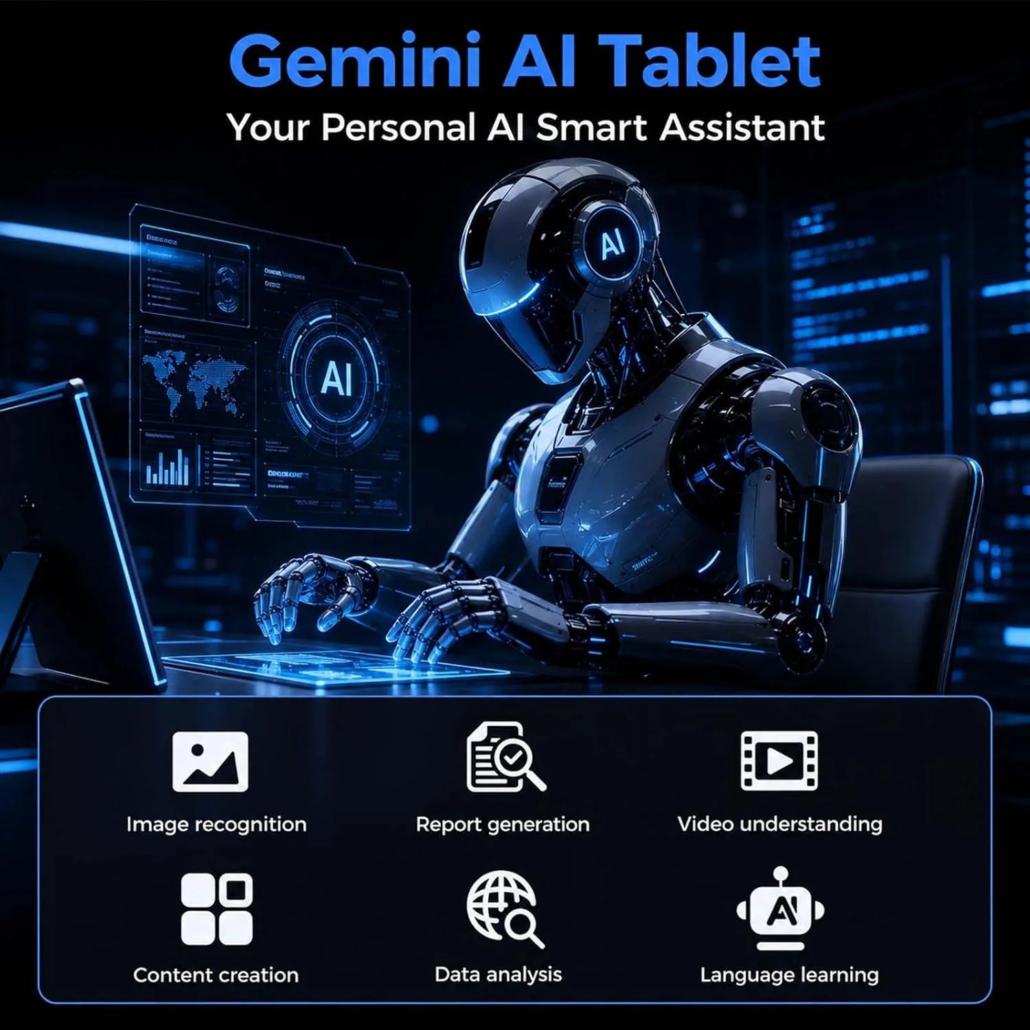2026 Android 16 Tablet 12 inch - 36GB+256GB+2TB Expand, Gemini AI (Pink)