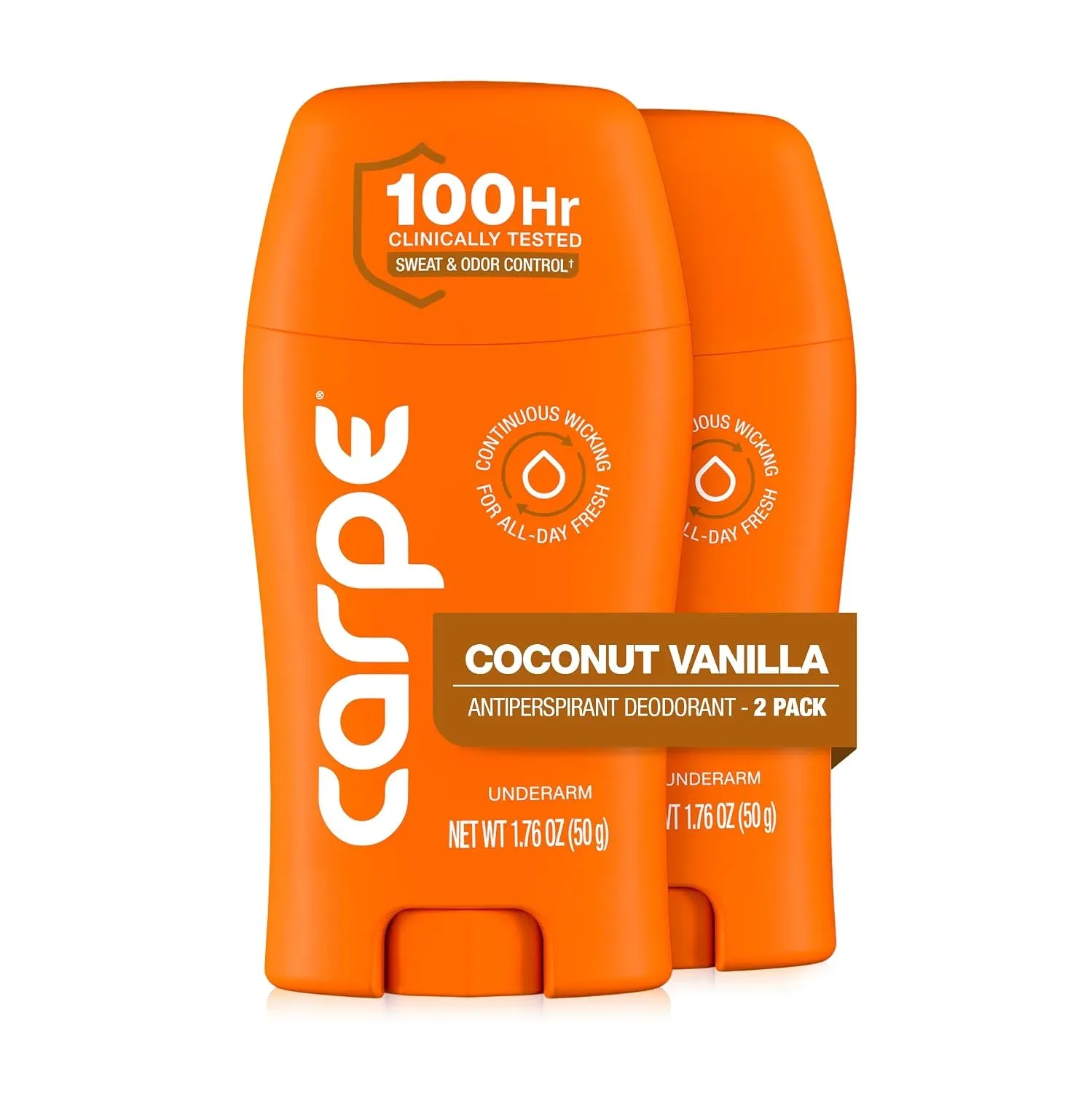 Desodorante Antitranspirante Carpe para Mujer Coconut Vanilla 100 Horas