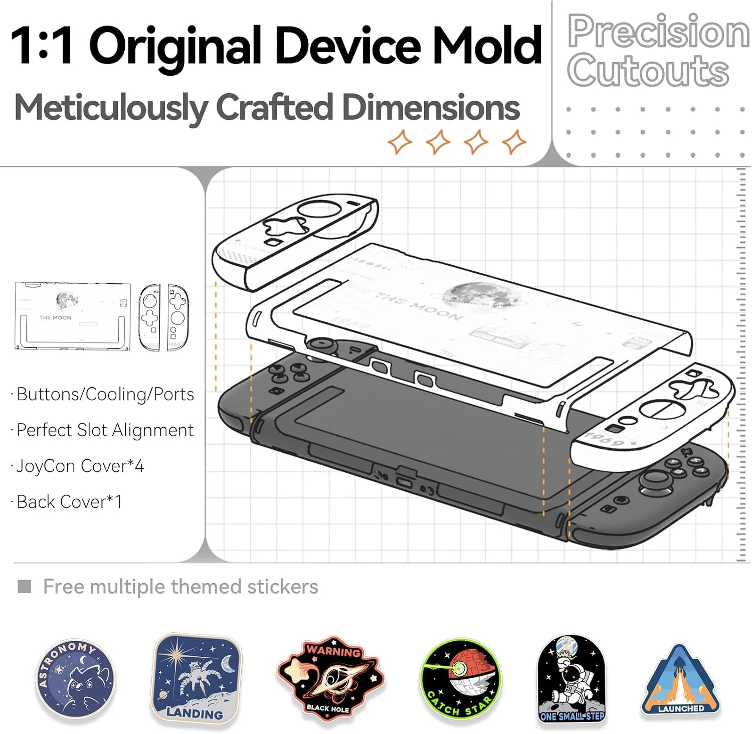 GeekShare Protective Shell Dockable Hard Case Compatible with Switch 2