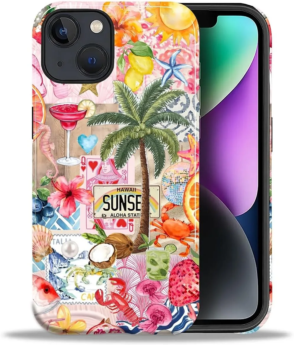 Funda para iPhone 14 Plus Daizag doble capa diseño mixto