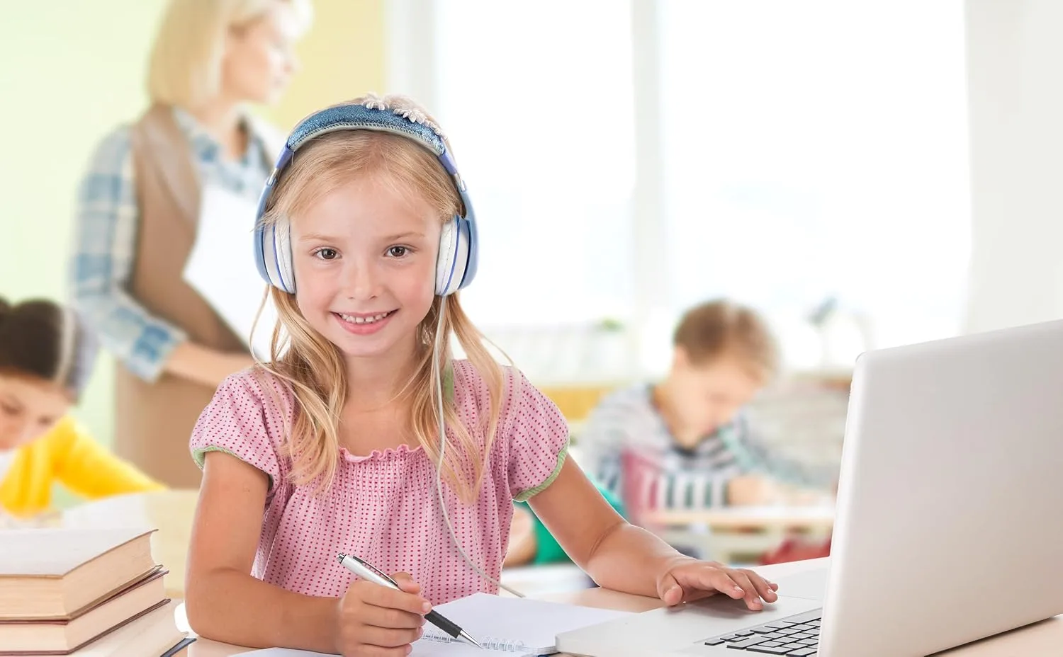 Disney Frozen Kids Headphones with 3.5mm Jack, Wired Headphones for School, Home or Travel
