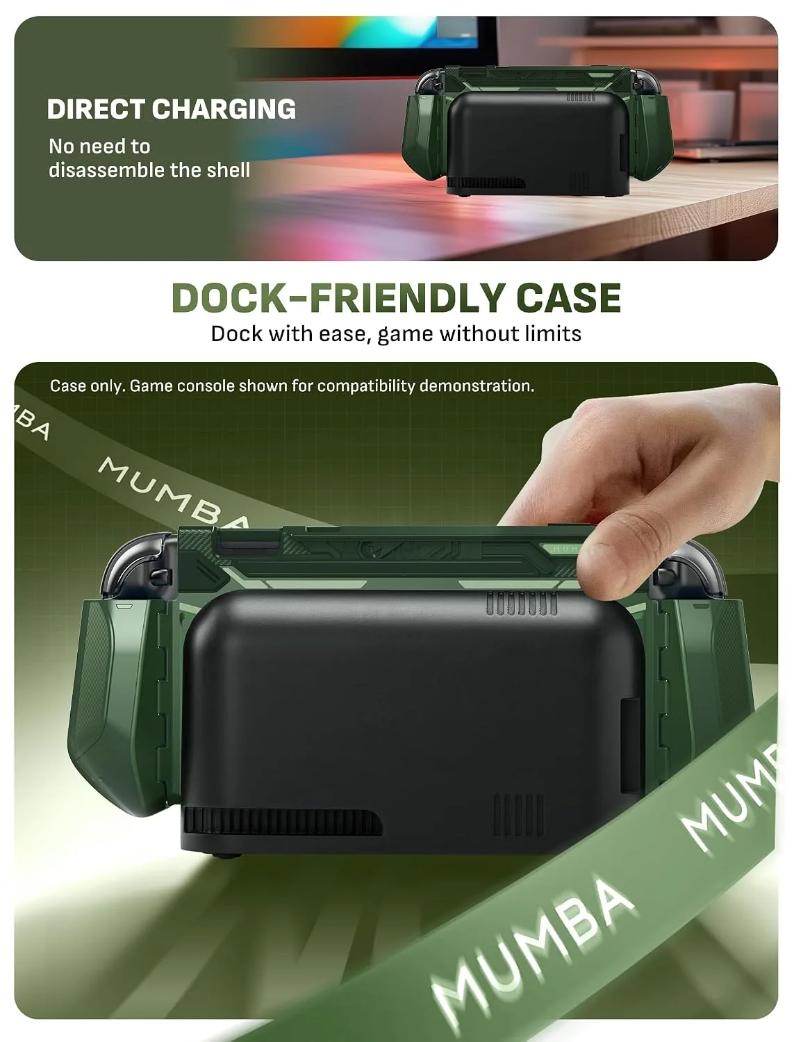 Mumba Dockable Protective Case for Nintendo Switch 2,Blade Series,Urban
