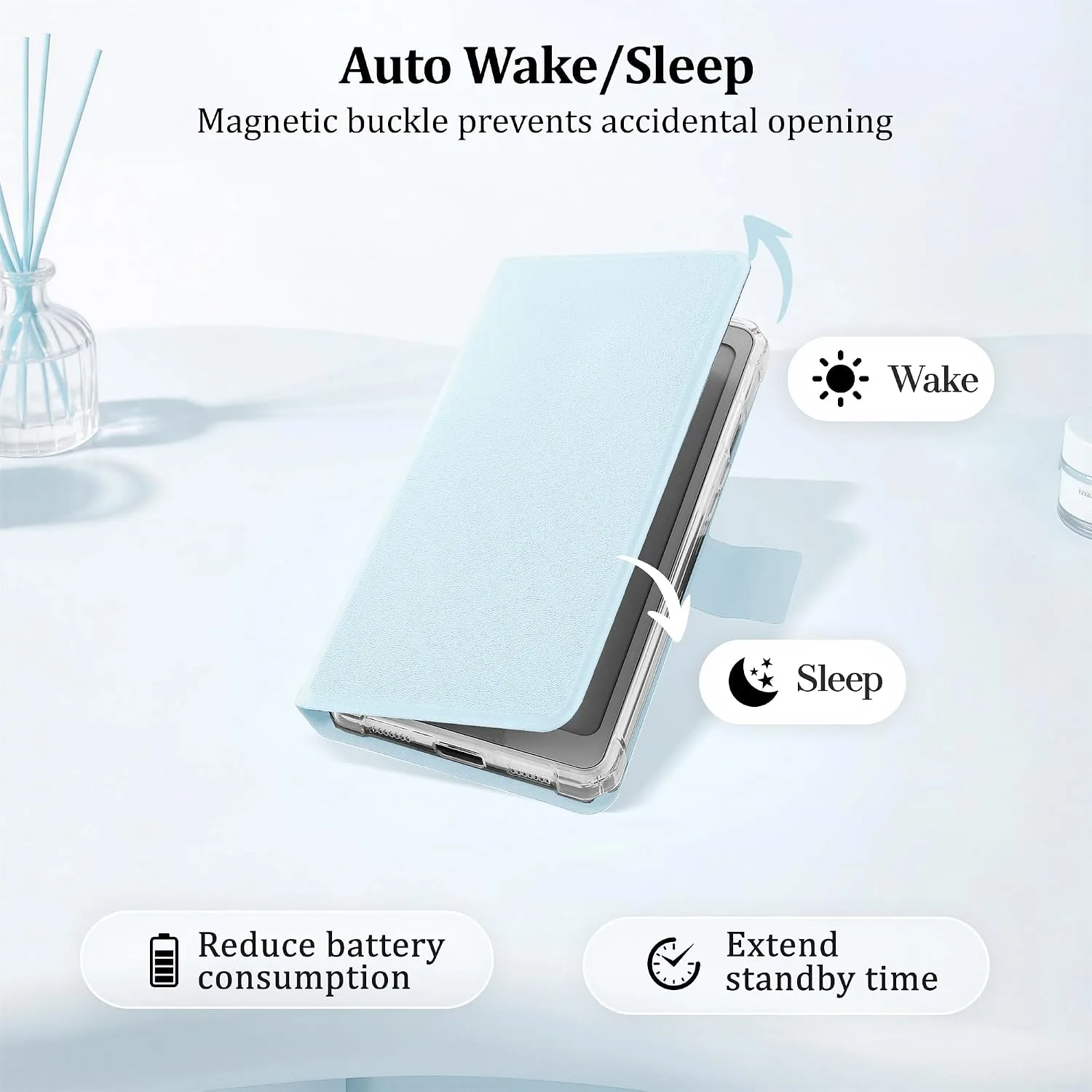 2in1 Case for Onyx BOOX Palma 2 Magnetic Detachable Folio Cover