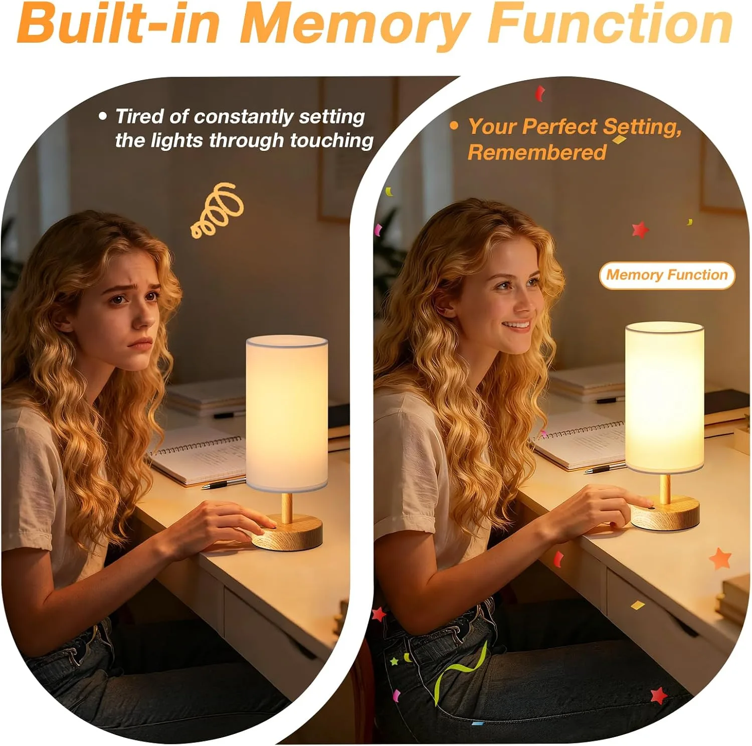 Dicoool Light Therapy Lamp 10000 Lux - Happy Sunlight Lamp for Mood Boost