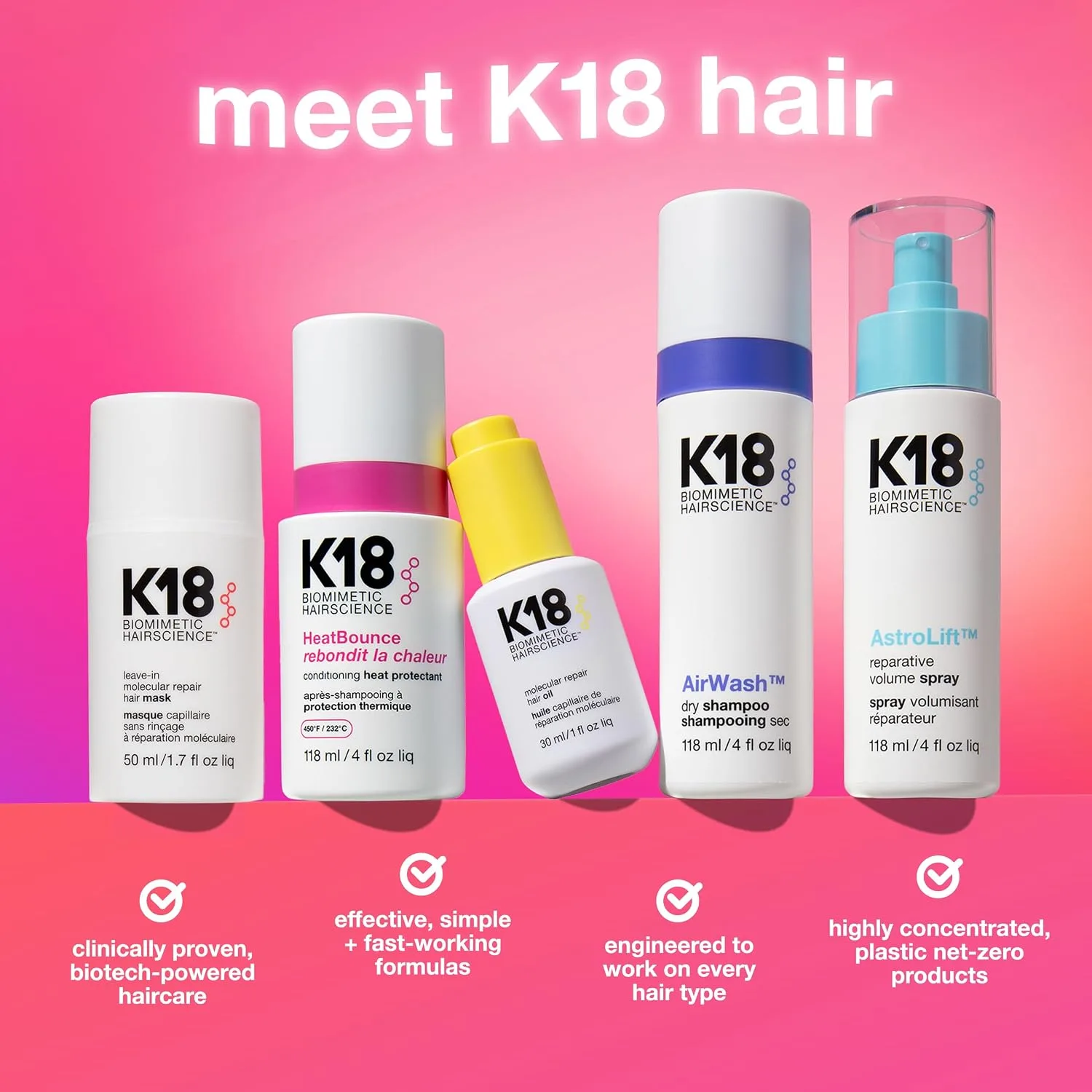 K18 Damage Shield Color Safe Shampoo, 1.8 Fl Oz