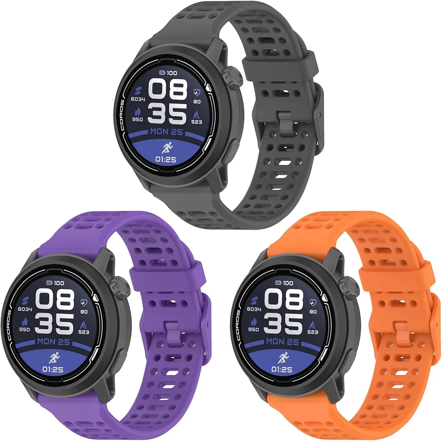 Pulsera de silicona Sugarjar 20mm para COROS PACE 2/APEX 2/APEX 42mm