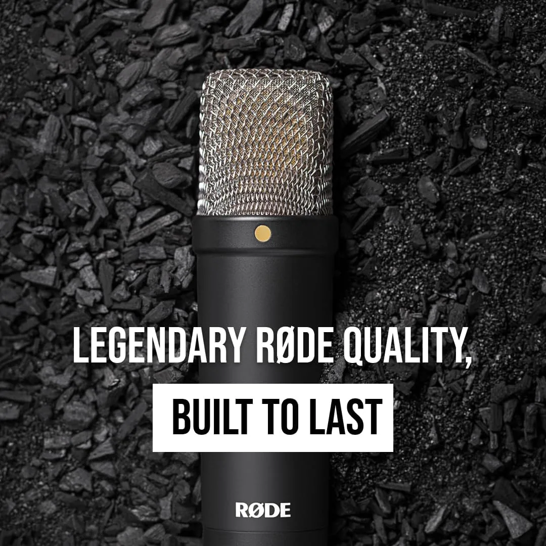 RØDE NT1 Signature Series Studio Condenser Microphone, Black