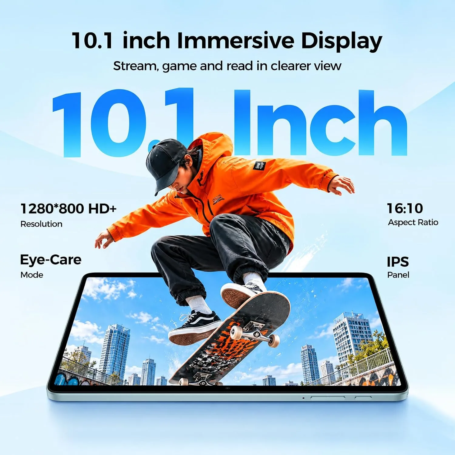 TECLAST Android 16 Tablet 10 Inch, Octa-Core CPU IPS 5GHz WiFi Dual Camera