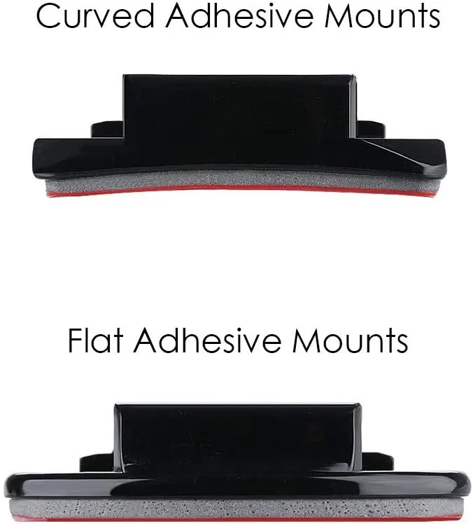 Helmet Adhesive Mounts Curved Sticky Flat Attachment for GoPro