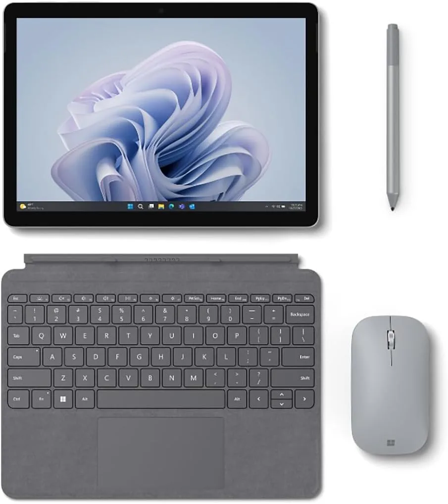 Microsoft Surface Go 4 Tablet - 10.5" - 8 GB - 128 GB Storage - Windows 11 Pro - Platinum (Renewed)