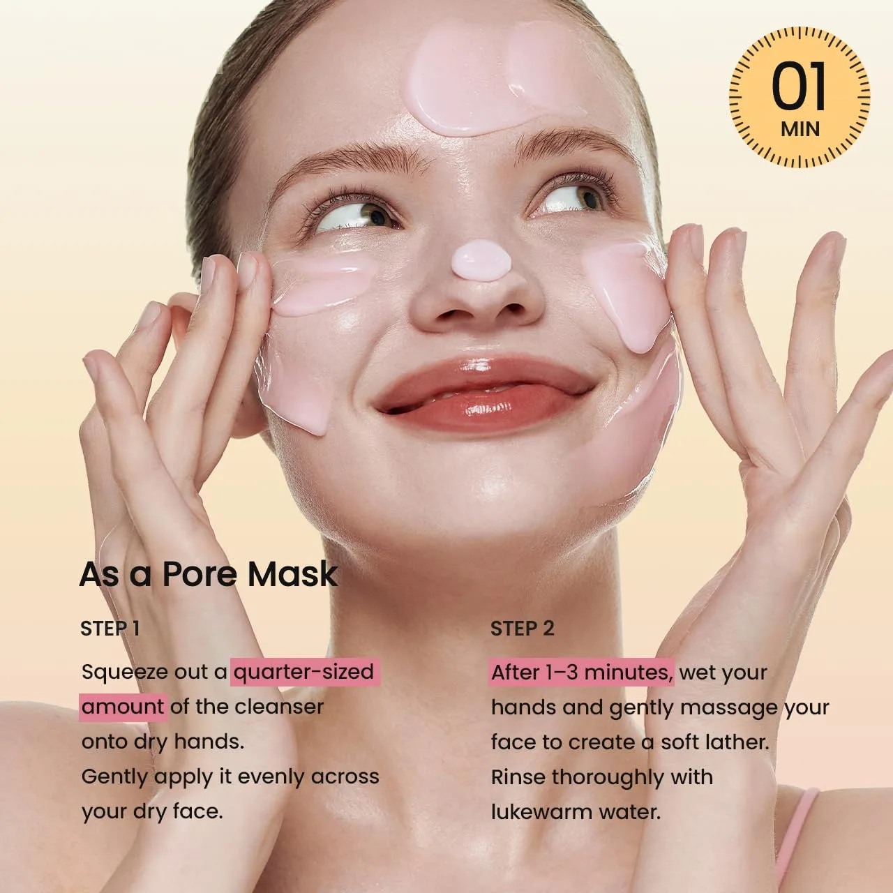 BIODANCE Collagen Mask To Foam Cleanser, 2-in-1 Pore Care and Hydrating Foaming Facial Cleanser for Sensitive Skin, Gentle Face Wash, Korean Skin Careㅣ5.07 fl. oz. (150 ml) (Pack of 2)