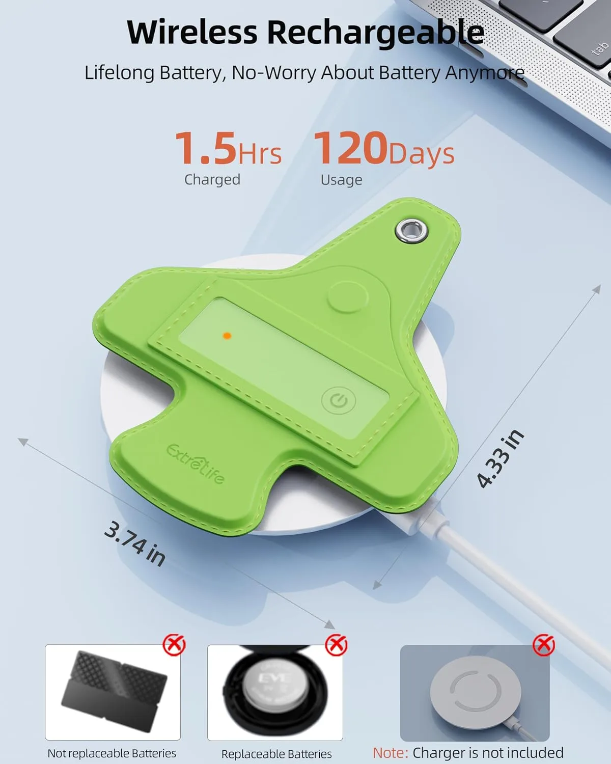 Luggage Tags for Suitcases, Works with Apple Find My