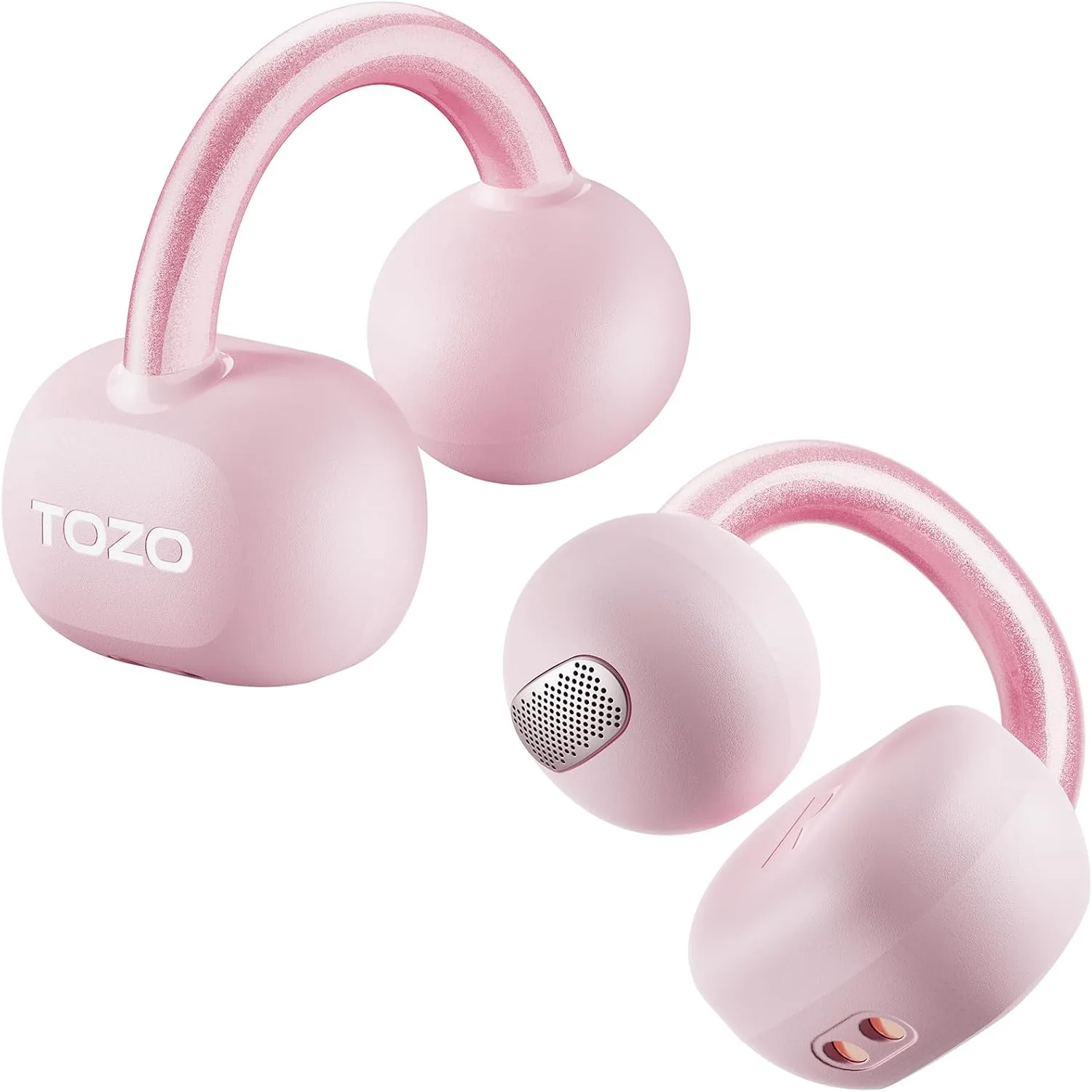 TOZO OpenEarRing Open Ear Earbuds 40H Bluetooth 5.4 Lightweight Comfort