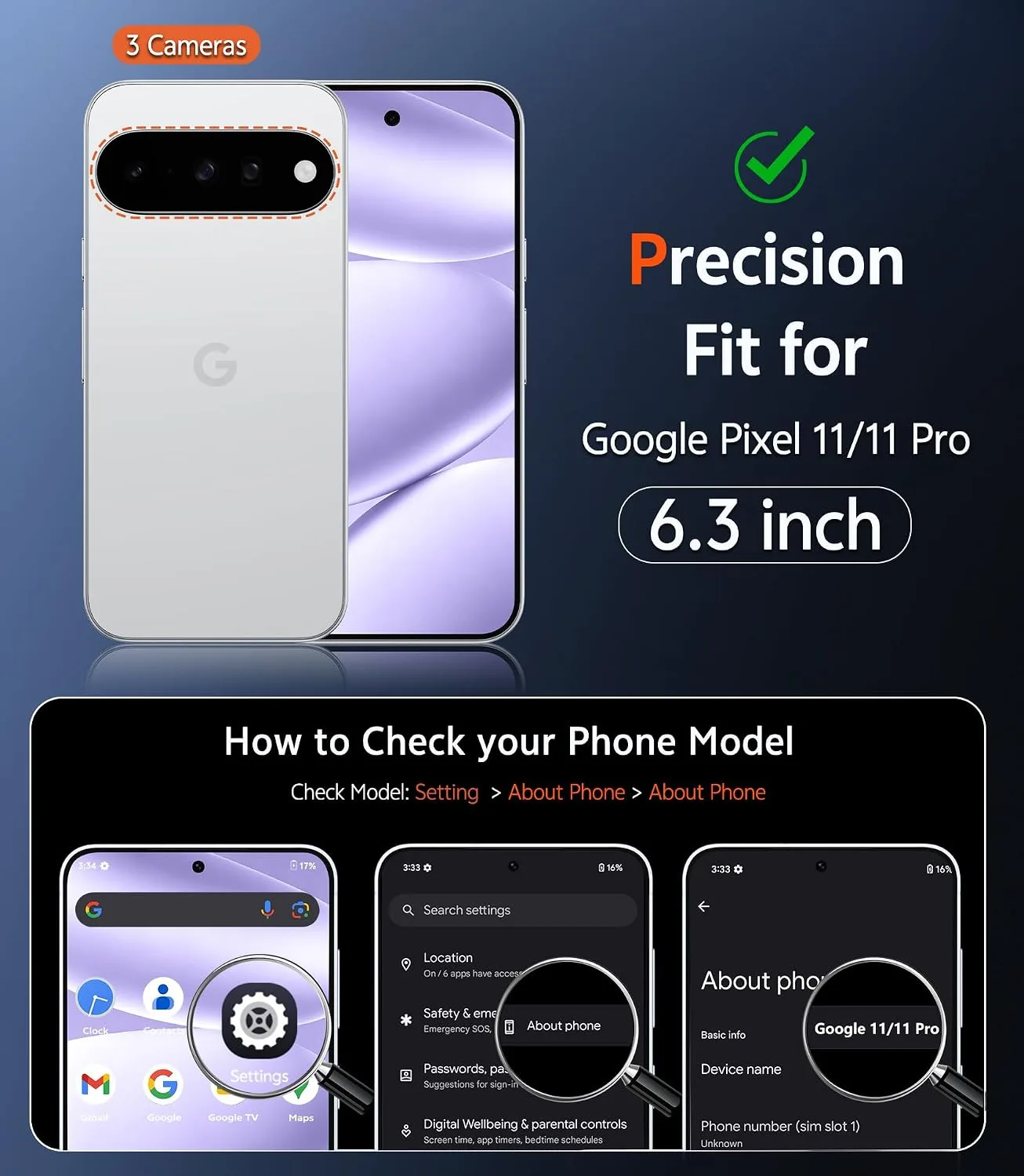 FNTCASE for Google Pixel 11-Pro Case: Pixel 11 Case Compatible with Magsafe