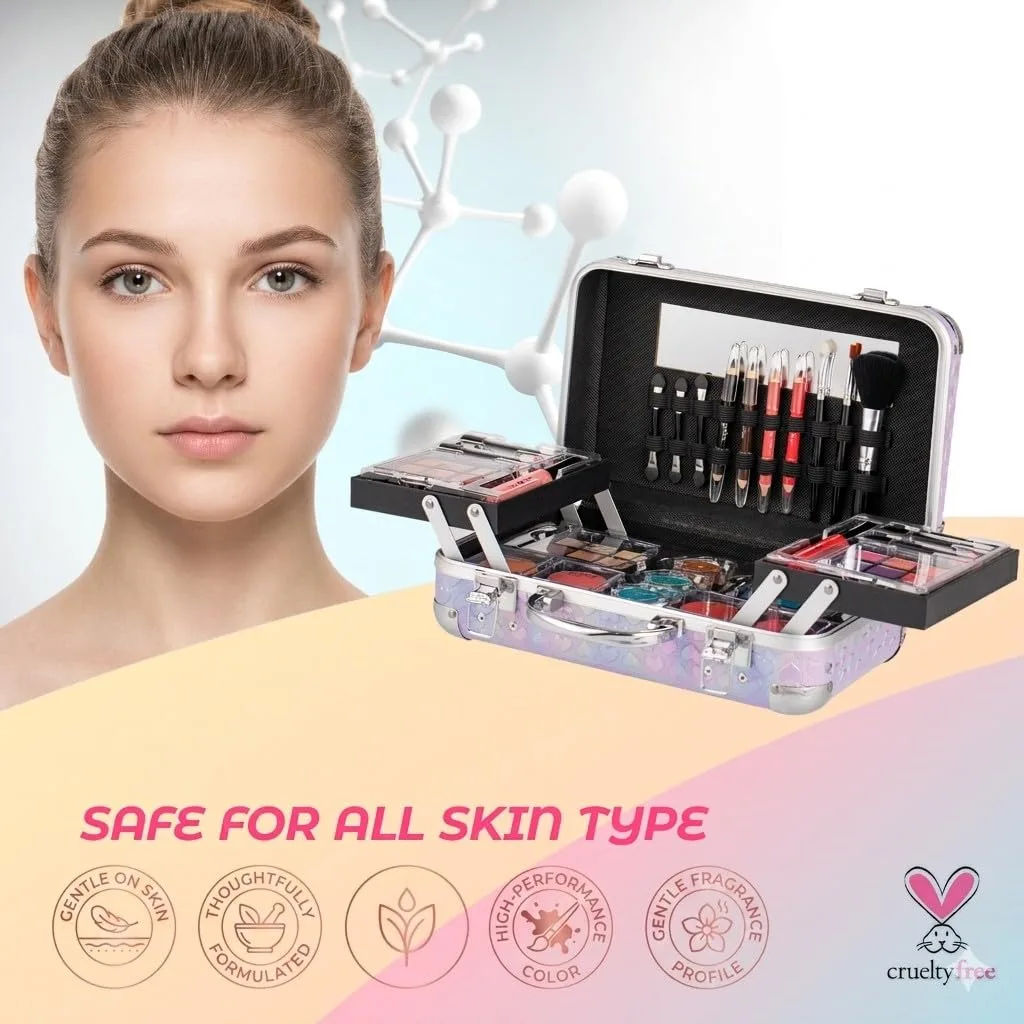 Hot Sugar All In One Makeup Set for Teenager Girls (Purple Heart)
