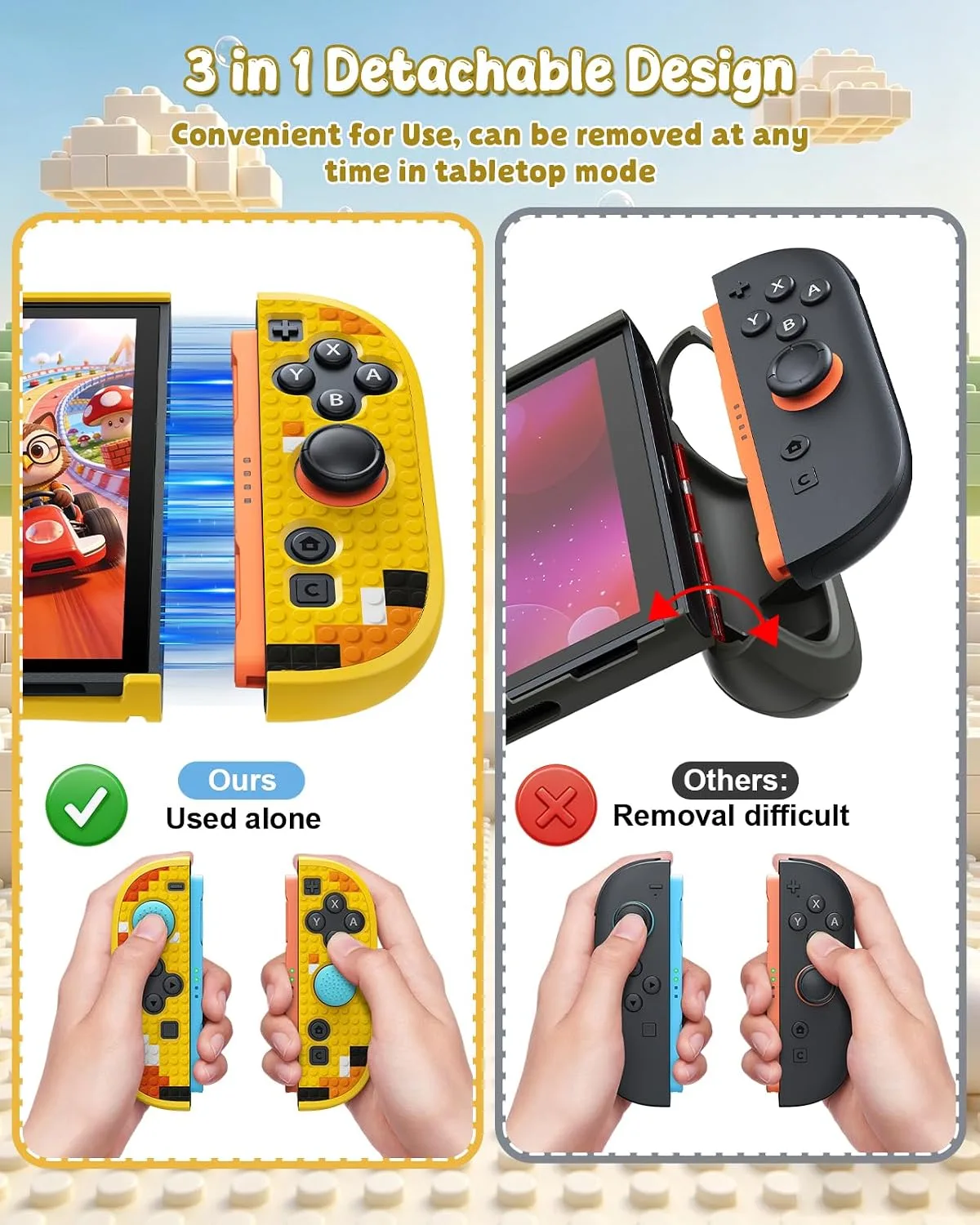 FYOUNG Switch 2 Case, Dockable Hard Shell Cover for Nintendo Switch 2 2025