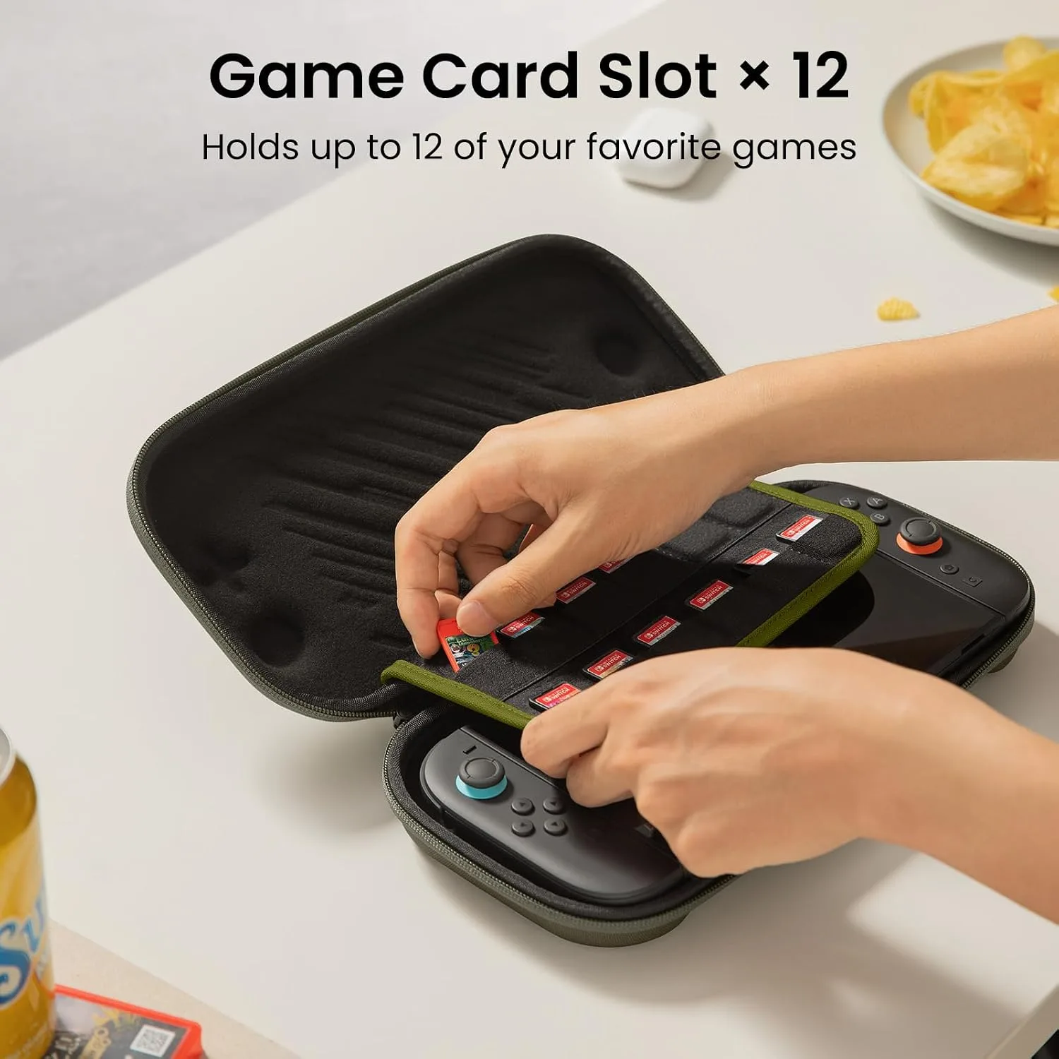 tomtoc Slim Carring Case for Nintendo Switch 2, Military Grade Protection