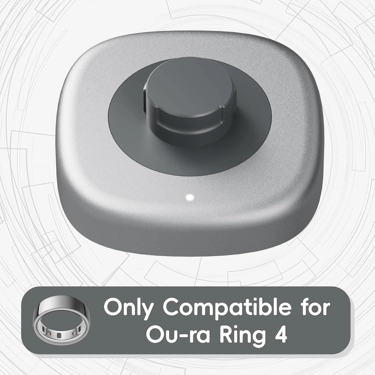 Smart Ring Charger for Ou-ra Ring 4 with TypeC-C (Size 13)