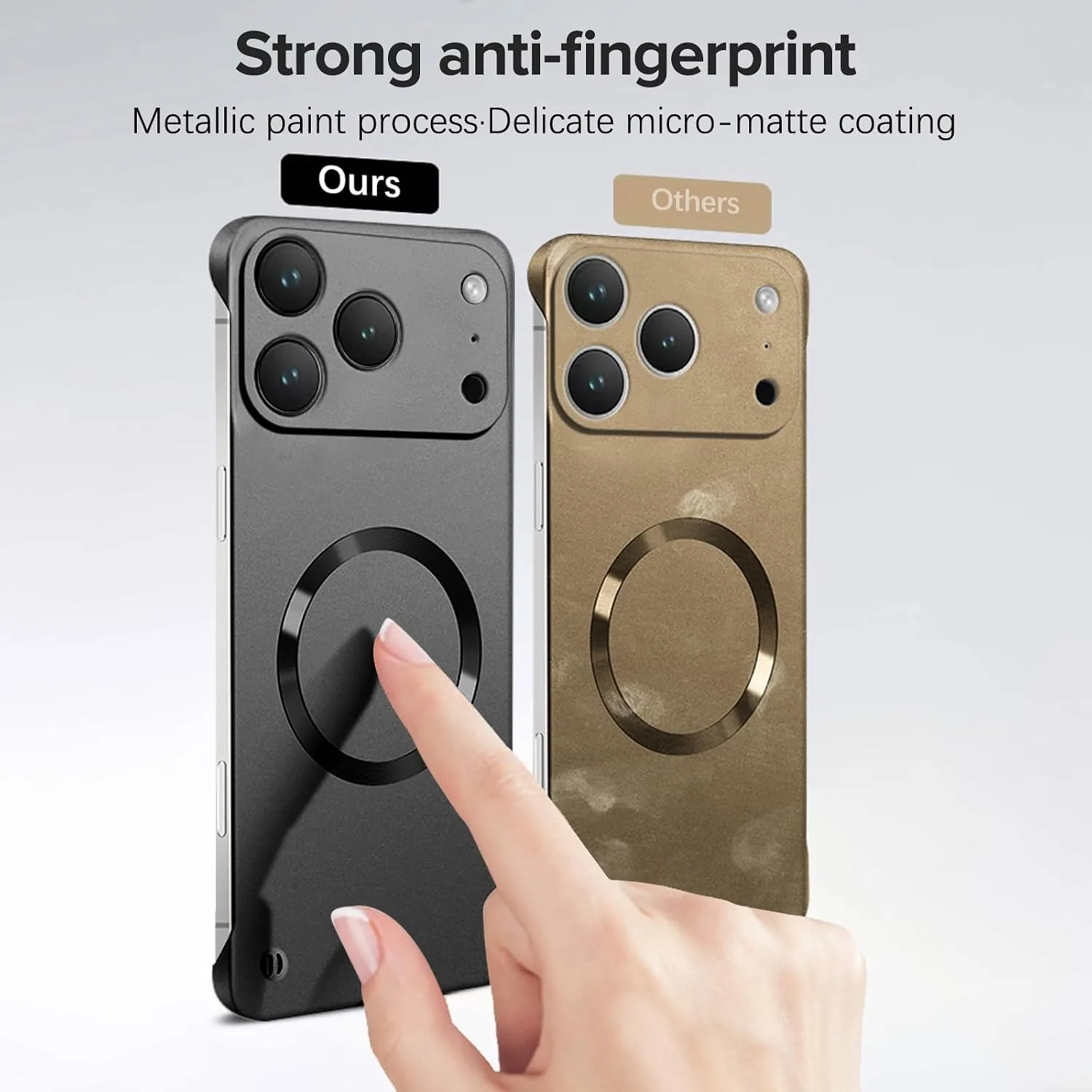Case for iPhone 18 Pro Max, Magnetic Case Compatible with Mag-Safe Black