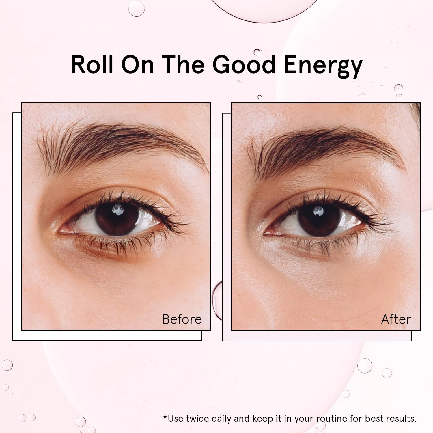grace & stella Under Eye Brightener with Rose Quartz Rollerball