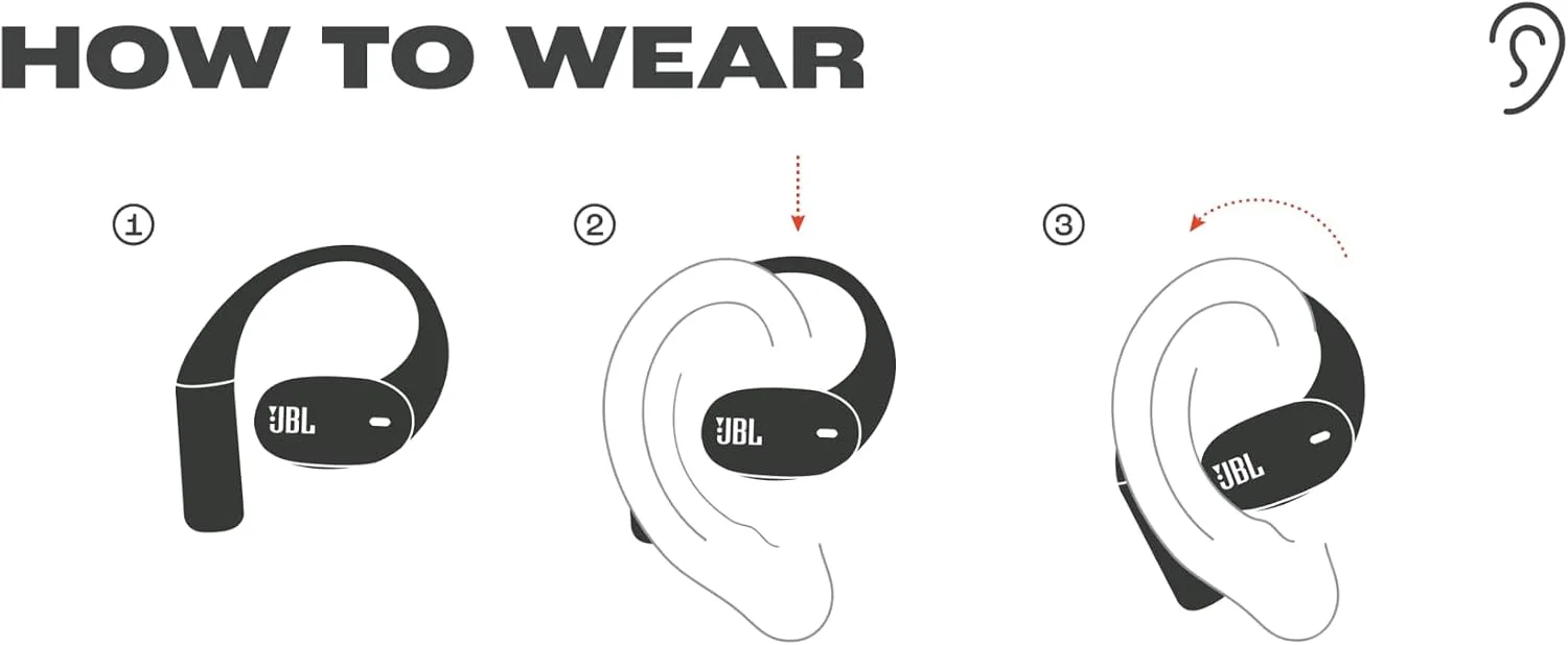 JBL Sense Lite - True Wireless Open-Ear Headphones (Beige)