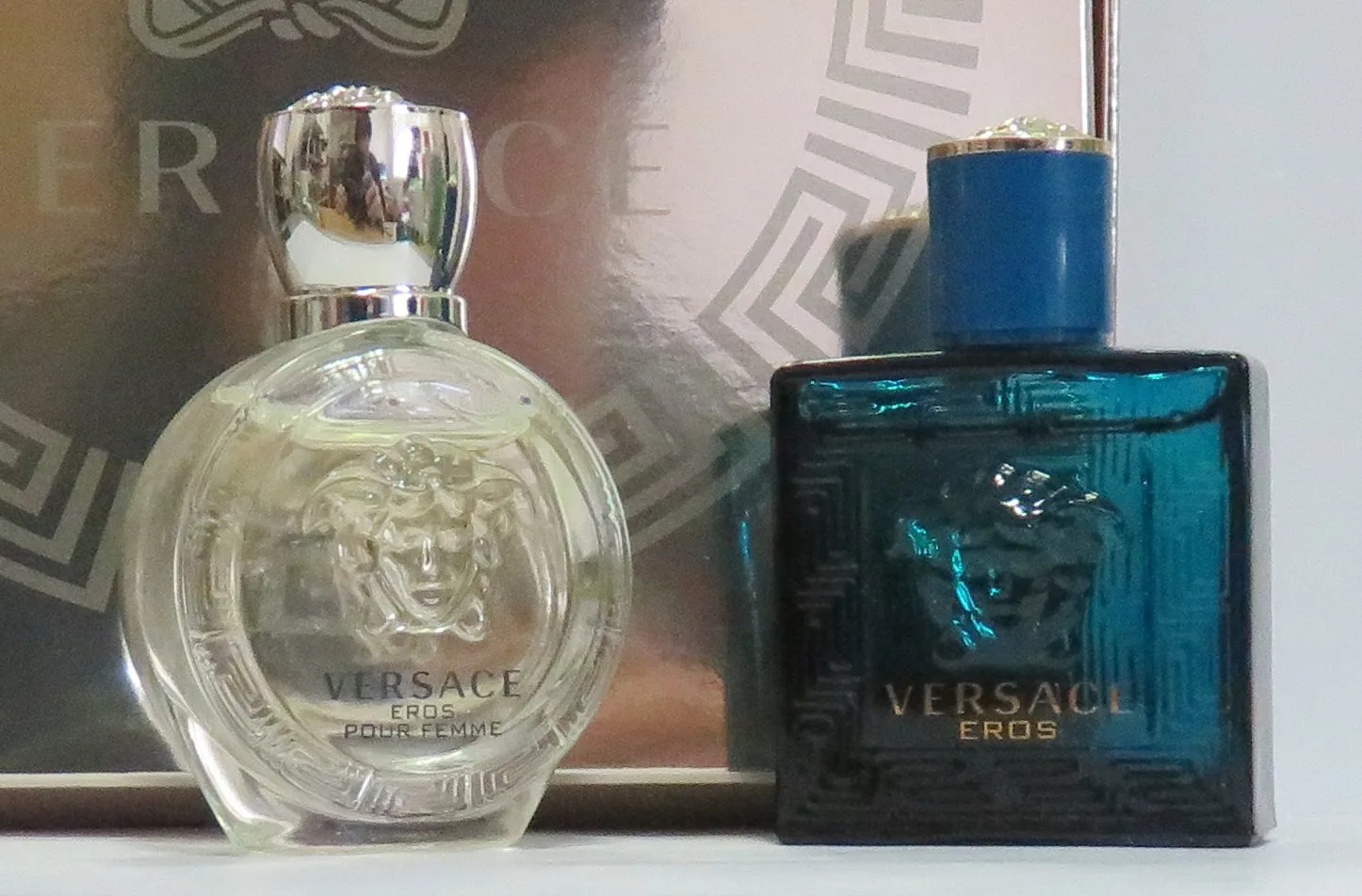 Versace Versace Eros By Versace for Unisex - 2 Pc Gift Set 5ml Pour Femme Edp Splash, 5ml Pour Homme Edt Splash, 2 Count
