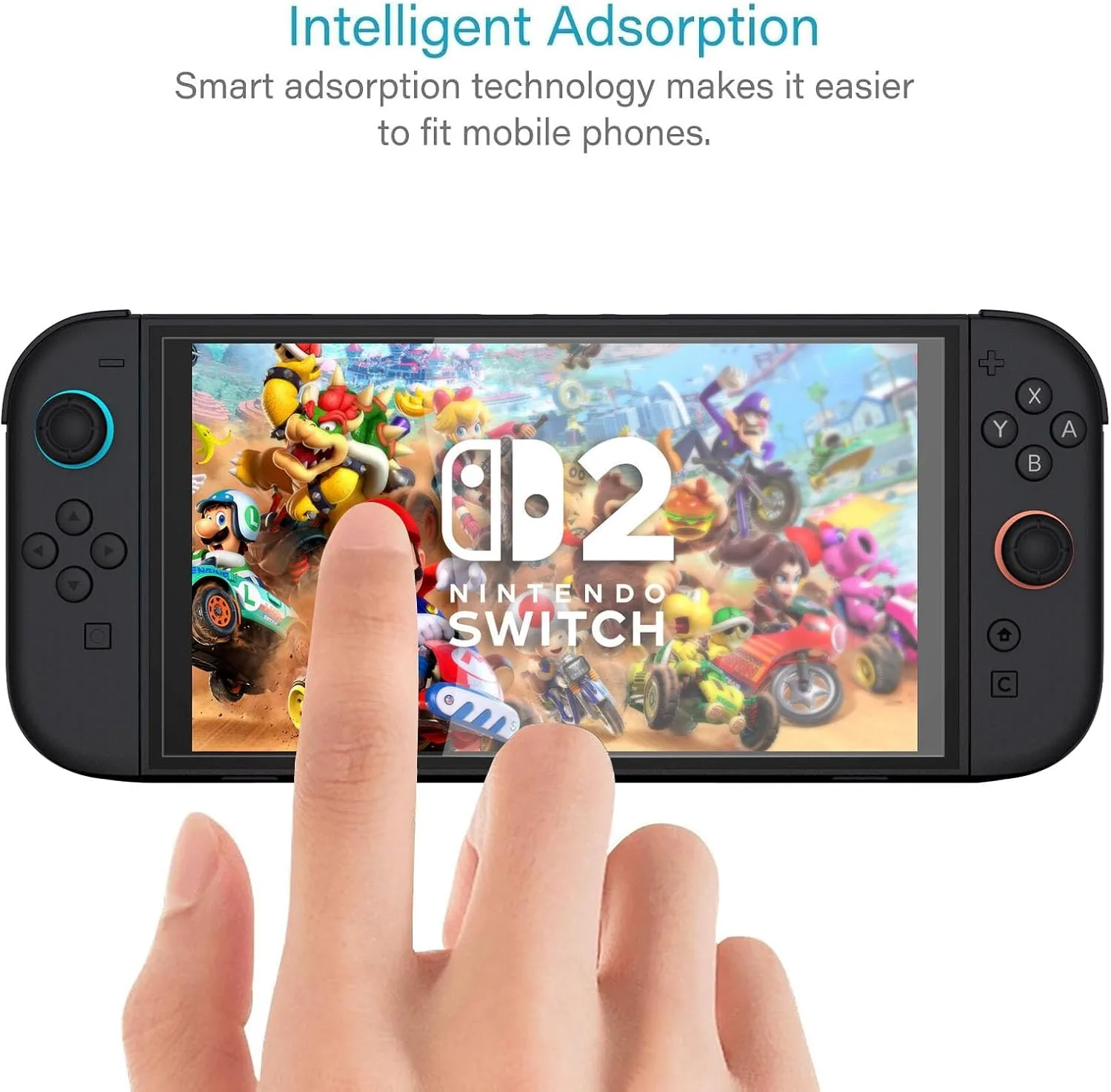 NEW'C for Nintendo Switch 2 Screen Protector Tempered Glass Bubble Free