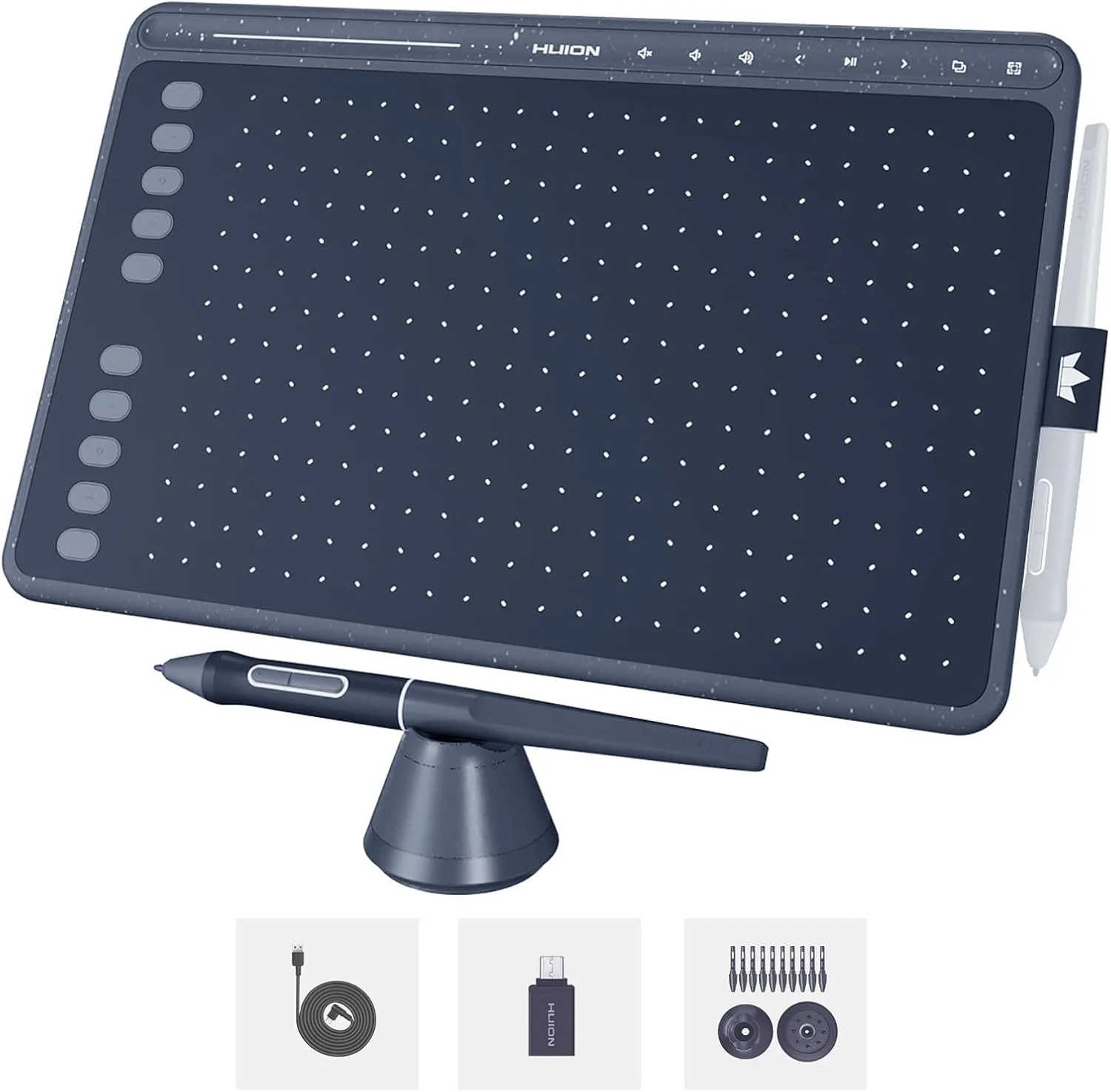 HUION HS611 Drawing Tablet 8192 Pressure Graphics Tablet with 10 HotKeys