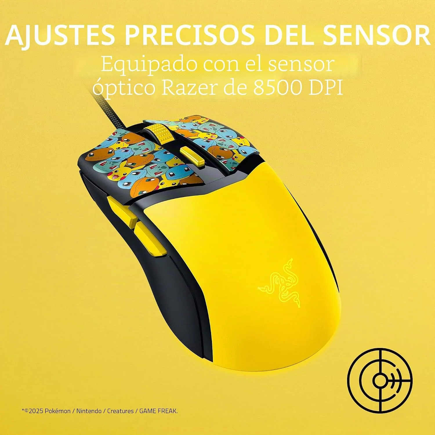 Razer Cobra Wired Gaming Mouse, 58g, Pokémon Edition