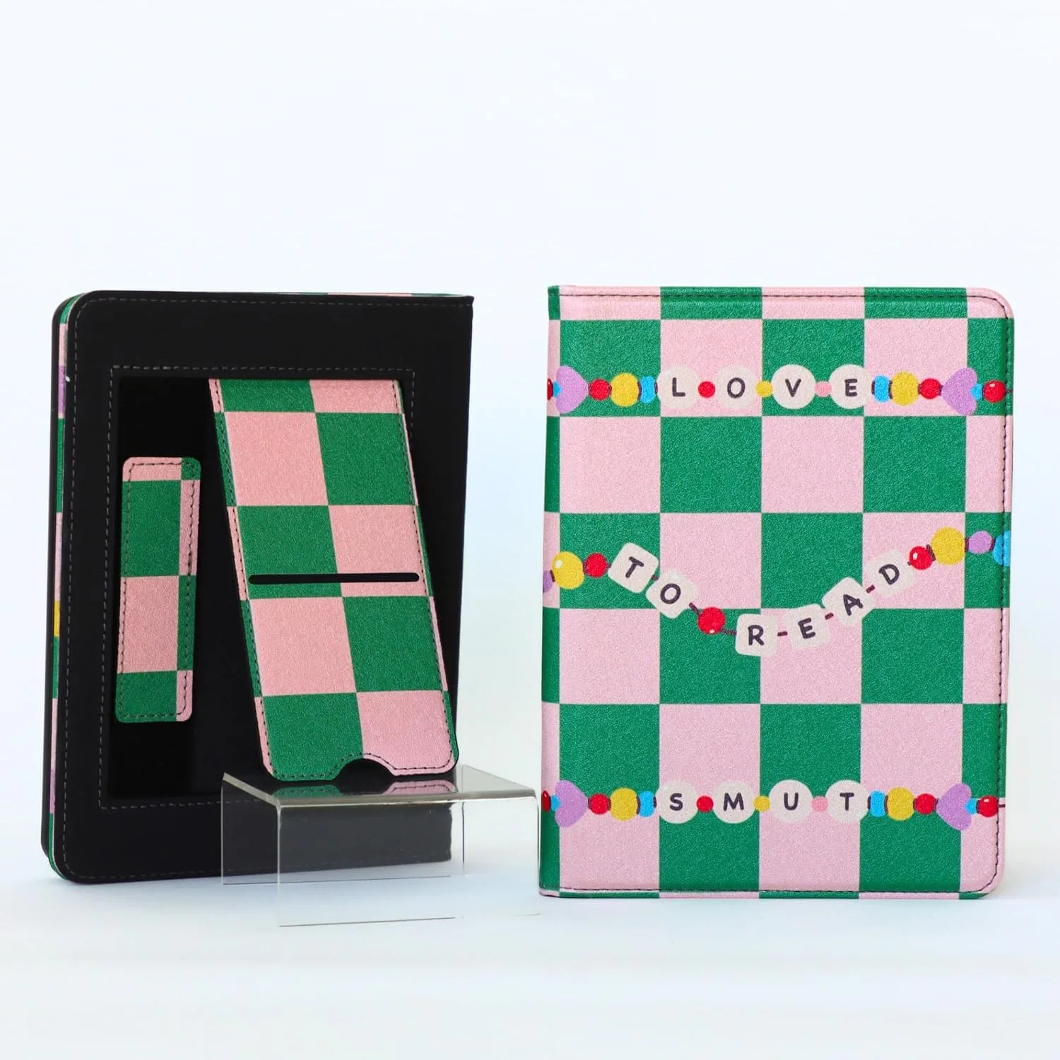 Lash Next Door Love to Read Kindle Basic Case with Stand & Hand Strap