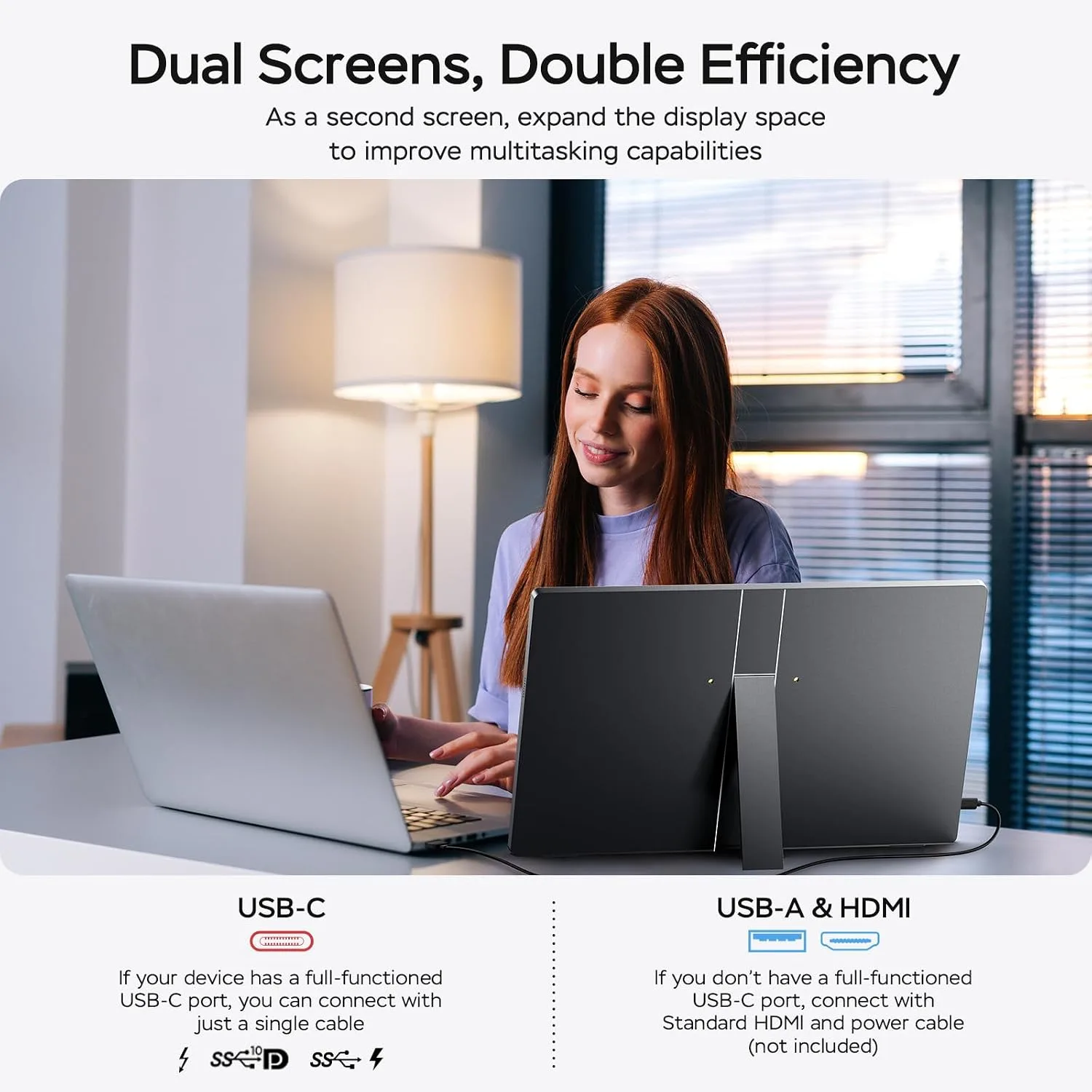 MNN 17.3" QHD 165Hz USB-C HDMI Gaming Monitor