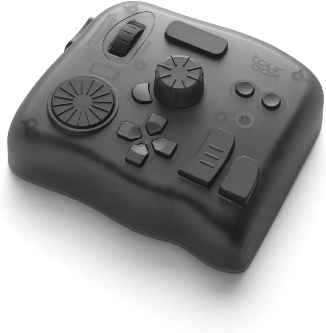 TourBox Elite - Editing Controller, Wireless Professional Console, Grey