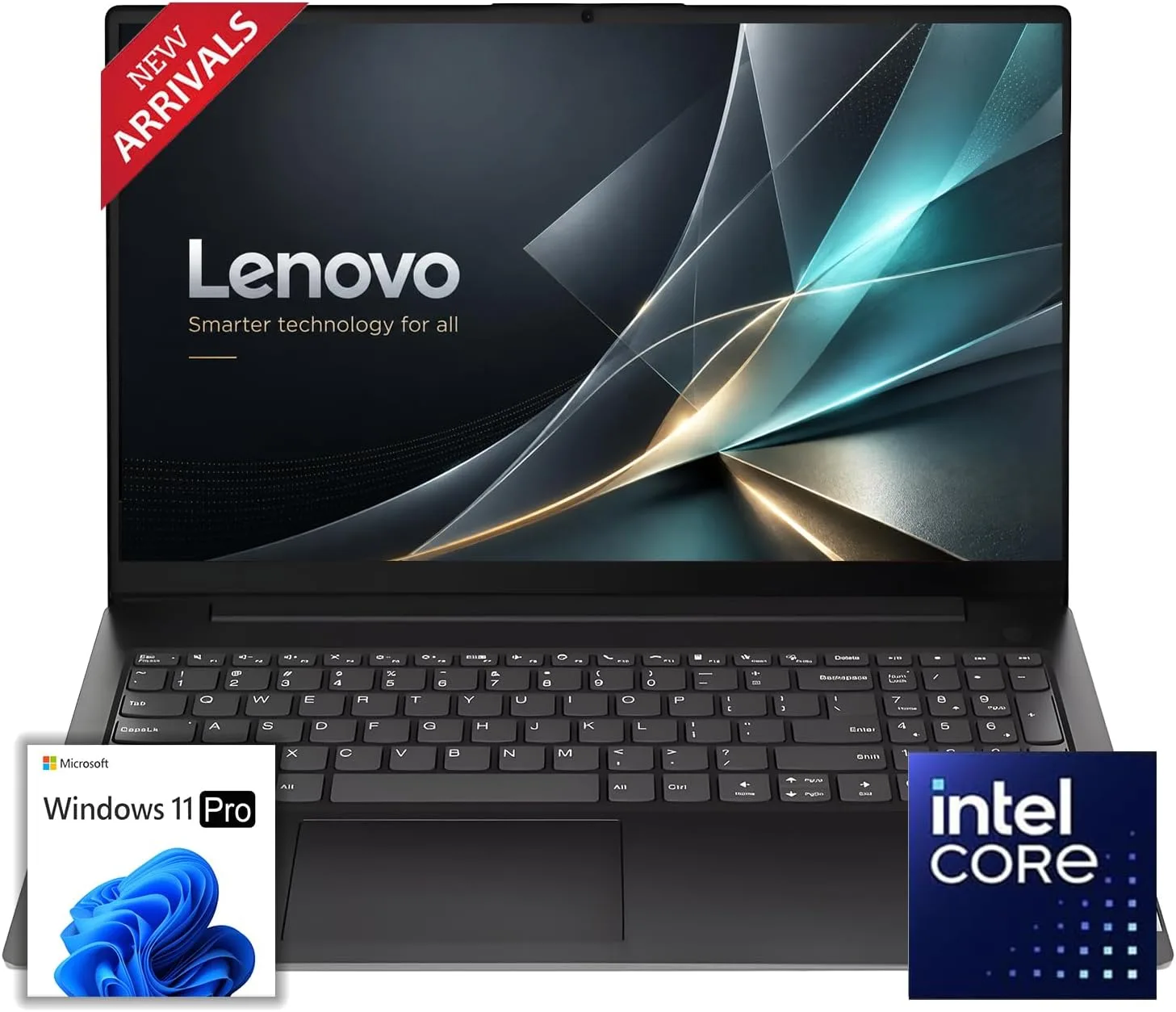 Lenovo New V15 Business Laptop(2026 Premium Edition), Powerful Intel Quad-Core Processor, 15.6" FHD Anti-Glare Display, 8GB DDR5, 256GB PCIe, Bluetooth 5.3, Wi-Fi 6, Long Battery Life, Windows 11 Pro