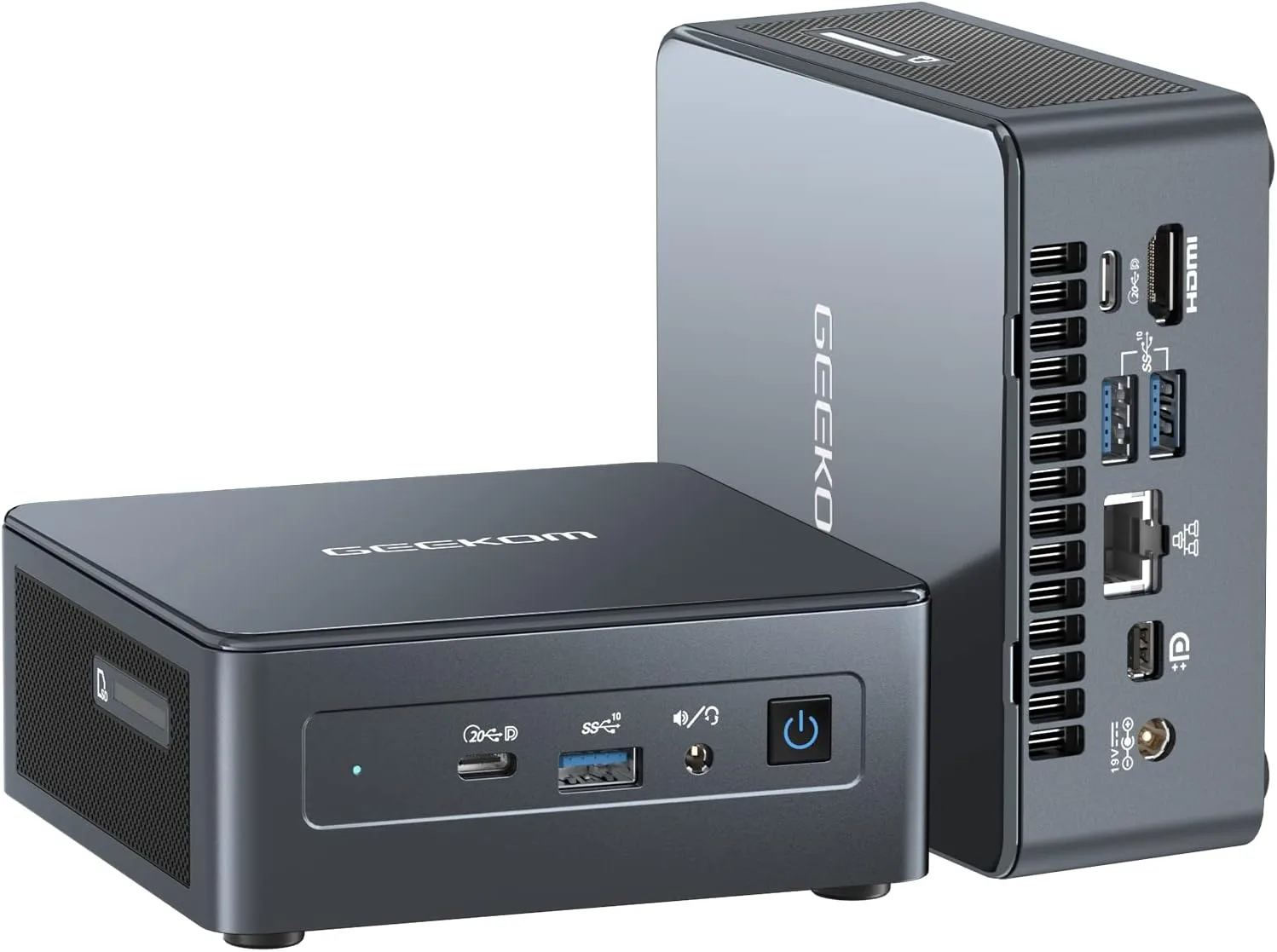 GEEKOM Mini PC Mini IT11, 11th Intel i7-11390H (Up to 5.00 GHz), 16GB DDR4 RAM 512GB M.2 SSD, Support 8K Output/WiFi 6/USB4.0/BT5.2, Home&Office Mini Desktop Computer