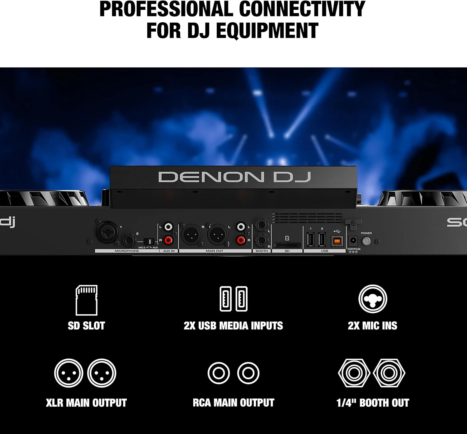 Denon DJ SC LIVE 4 Standalone DJ Controller Black