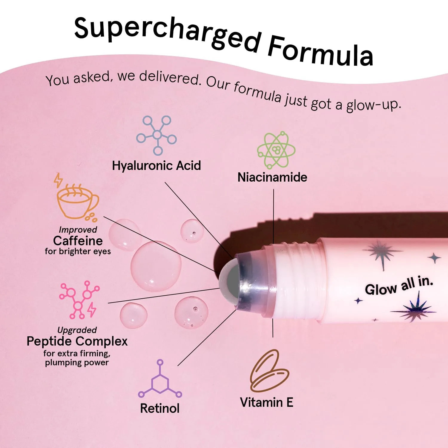 grace & stella Award Winning Under Eye Brightener Roller (15ml / 0.51floz)