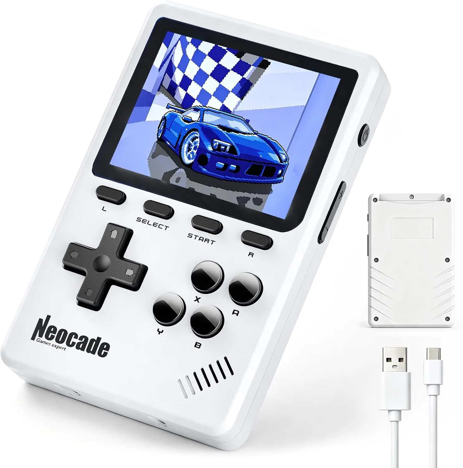 Retro Handheld Game Console for Adults, 3” IPS Screen, 40 Built-in Games